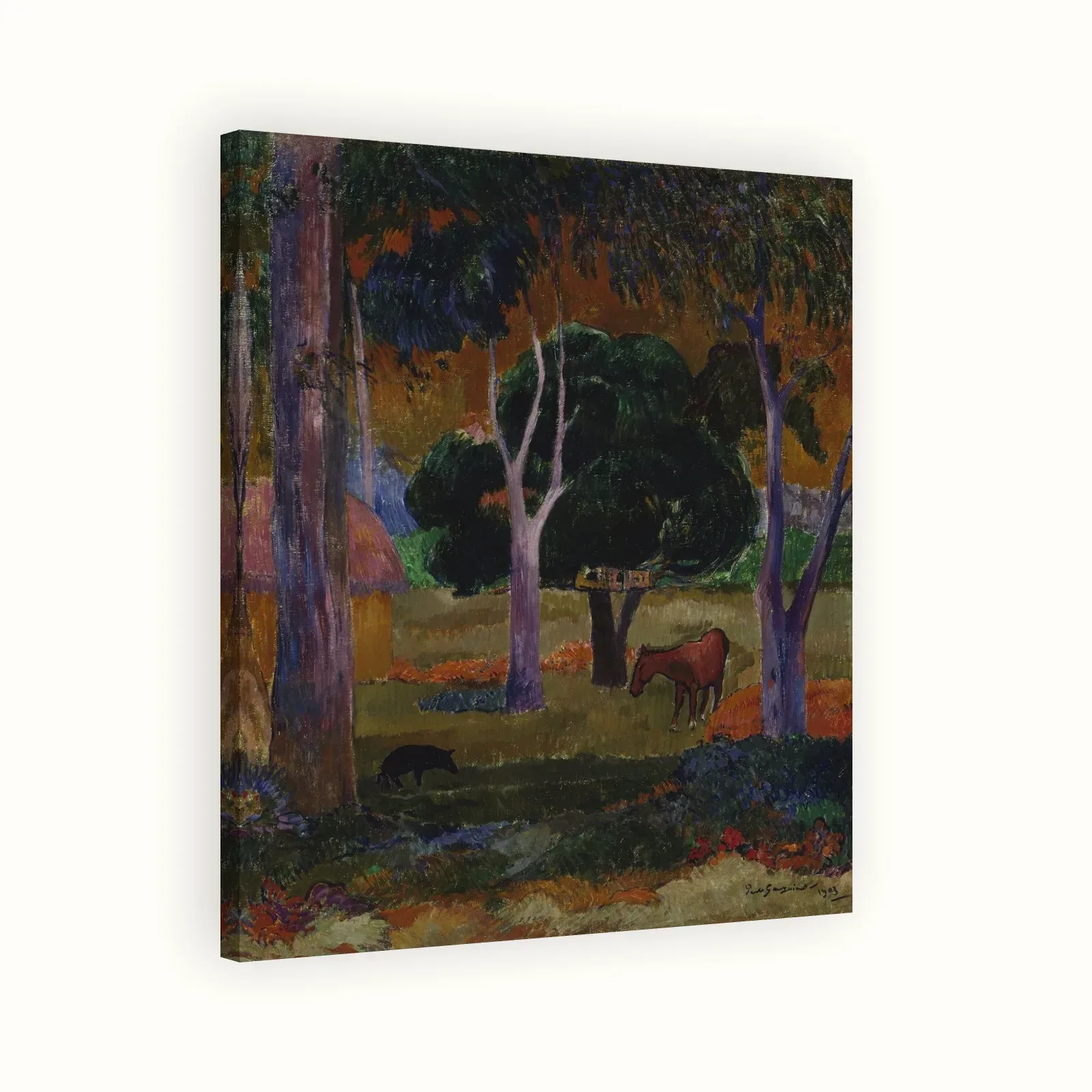 Hiva Oa by Paul Gauguin, 1903: Stretched canvas