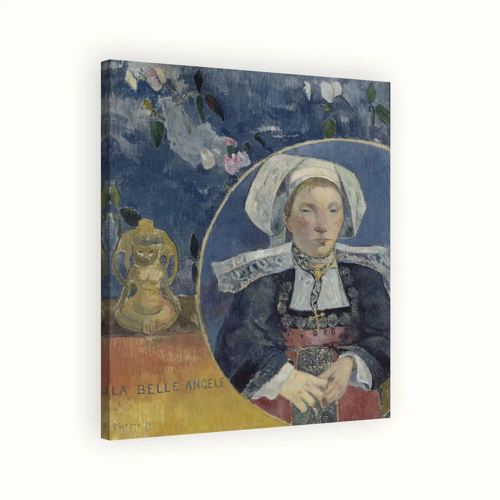 La belle Angèle by Paul Gauguin, 1889: Stretched canvas