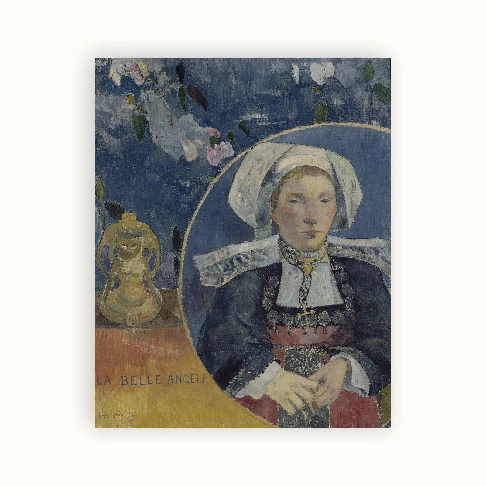 La belle Angèle by Paul Gauguin, 1889: as a fine art print
