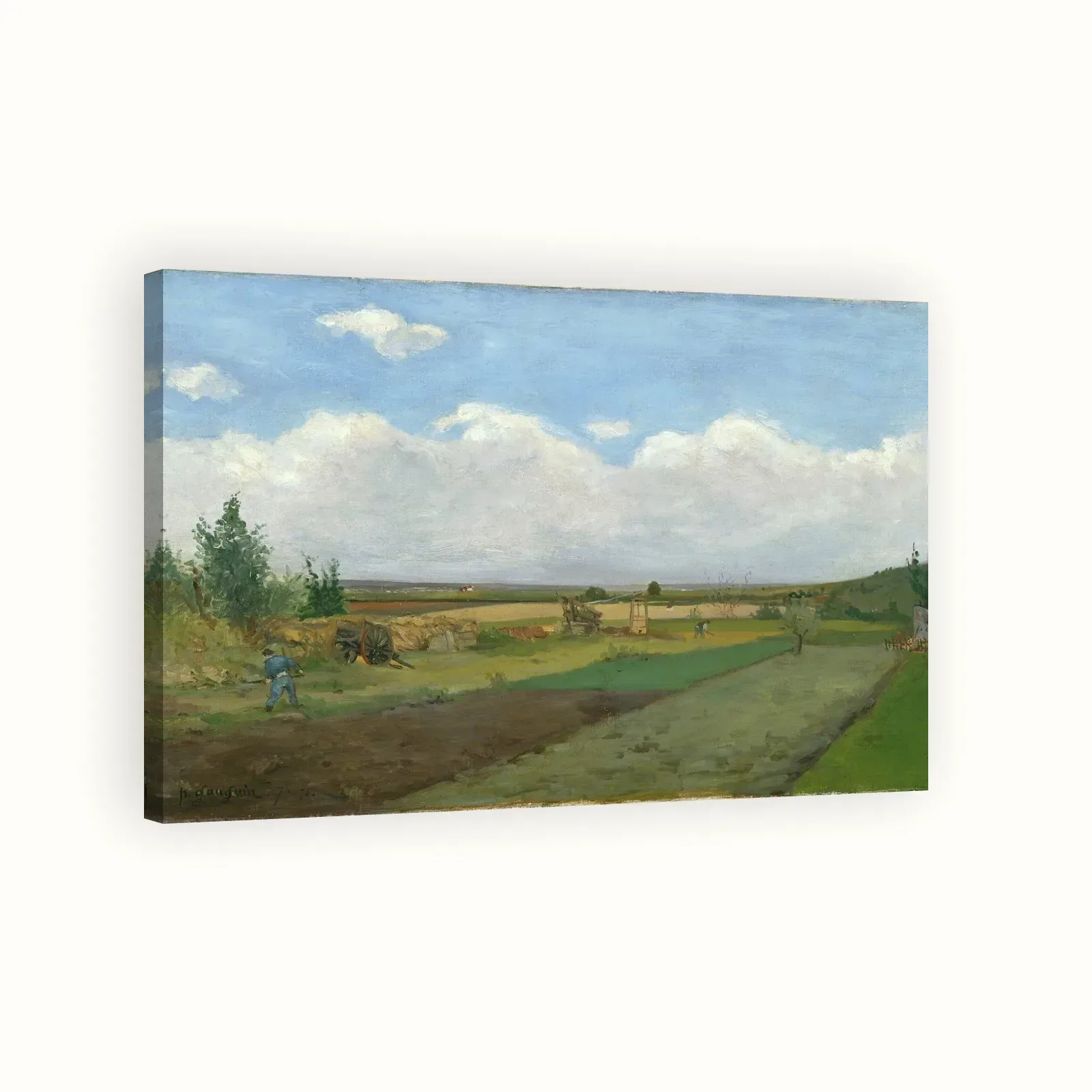 Landscape by Paul Gauguin, 1873: Stretched canvas