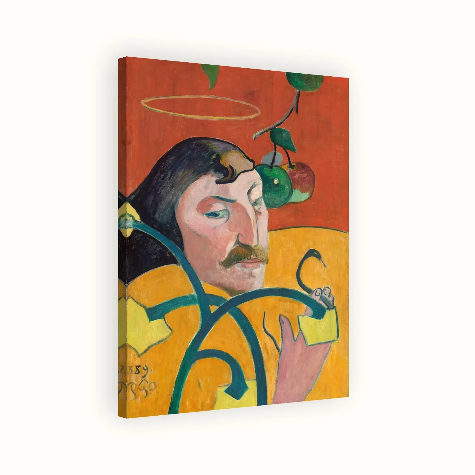 Self-Portrait by Paul Gauguin, 1889: Stretched canvas