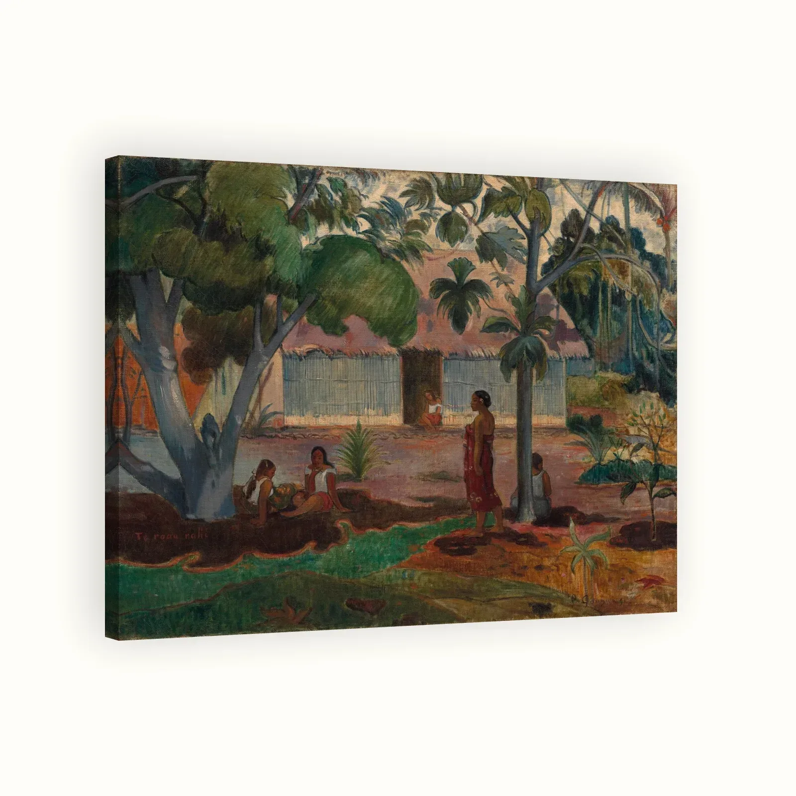 The Large Tree by Paul Gauguin, 1891: Stretched canvas