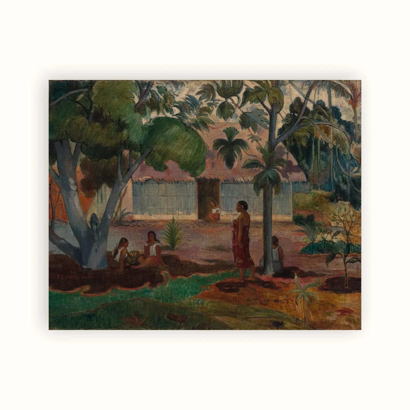 The Large Tree by Paul Gauguin, 1891: as a fine art print