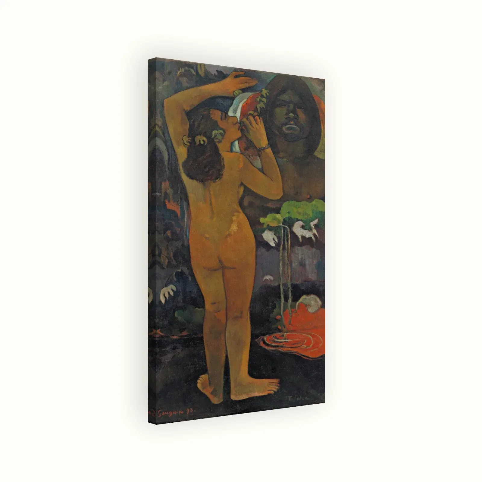 The Moon and the Earth by Paul Gauguin, 1893: Stretched canvas