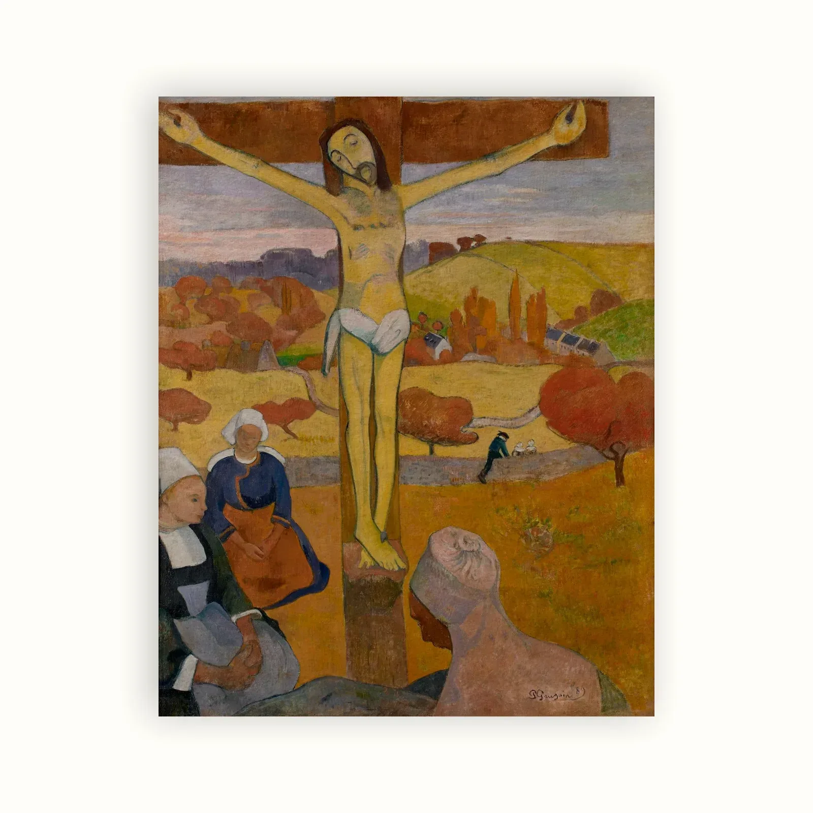The Yellow Christ by Paul Gauguin, 1889: as a fine art print