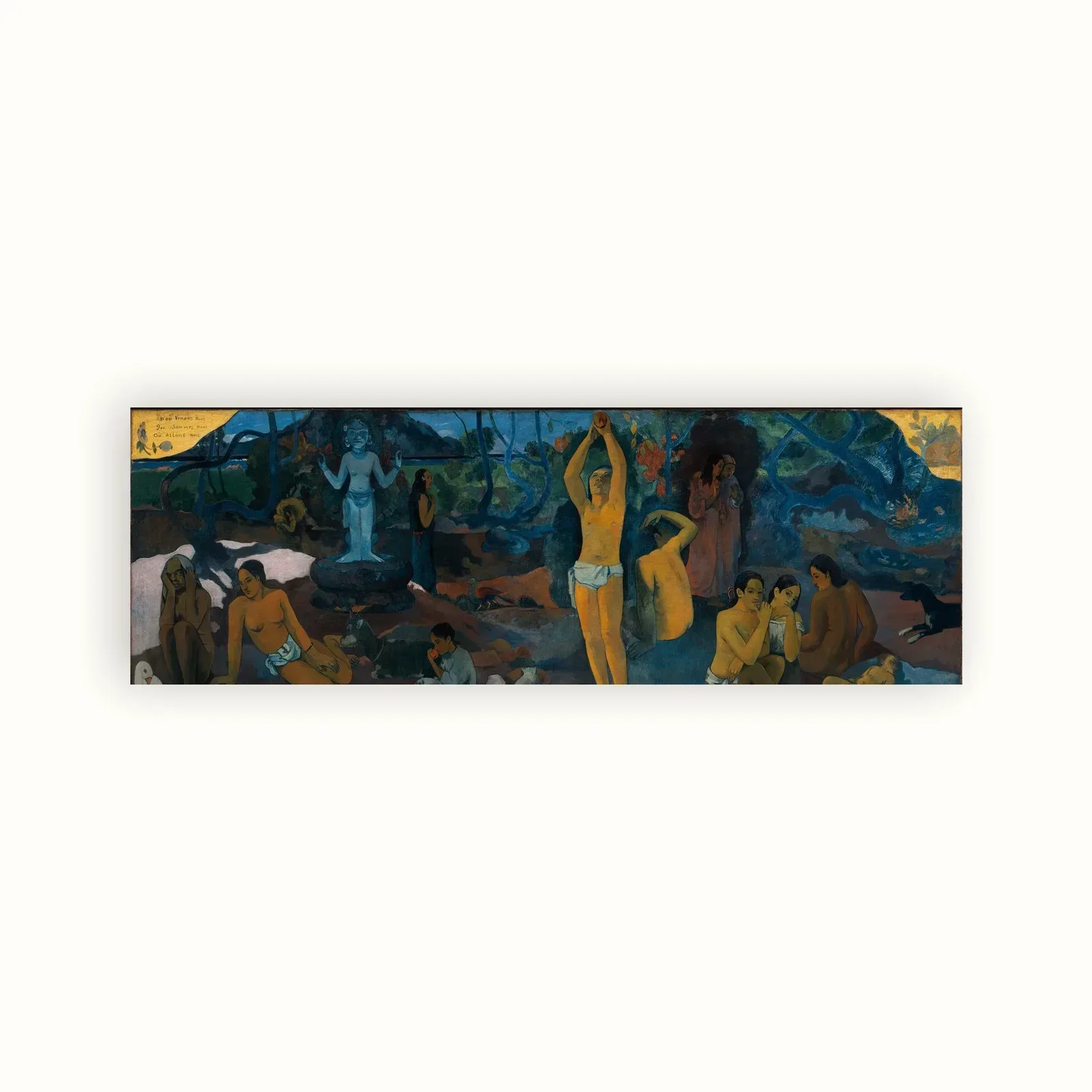 Where Do We Come From? What Are We? Where Are We Going? by Paul Gauguin, 1897–1898: as a fine art print
