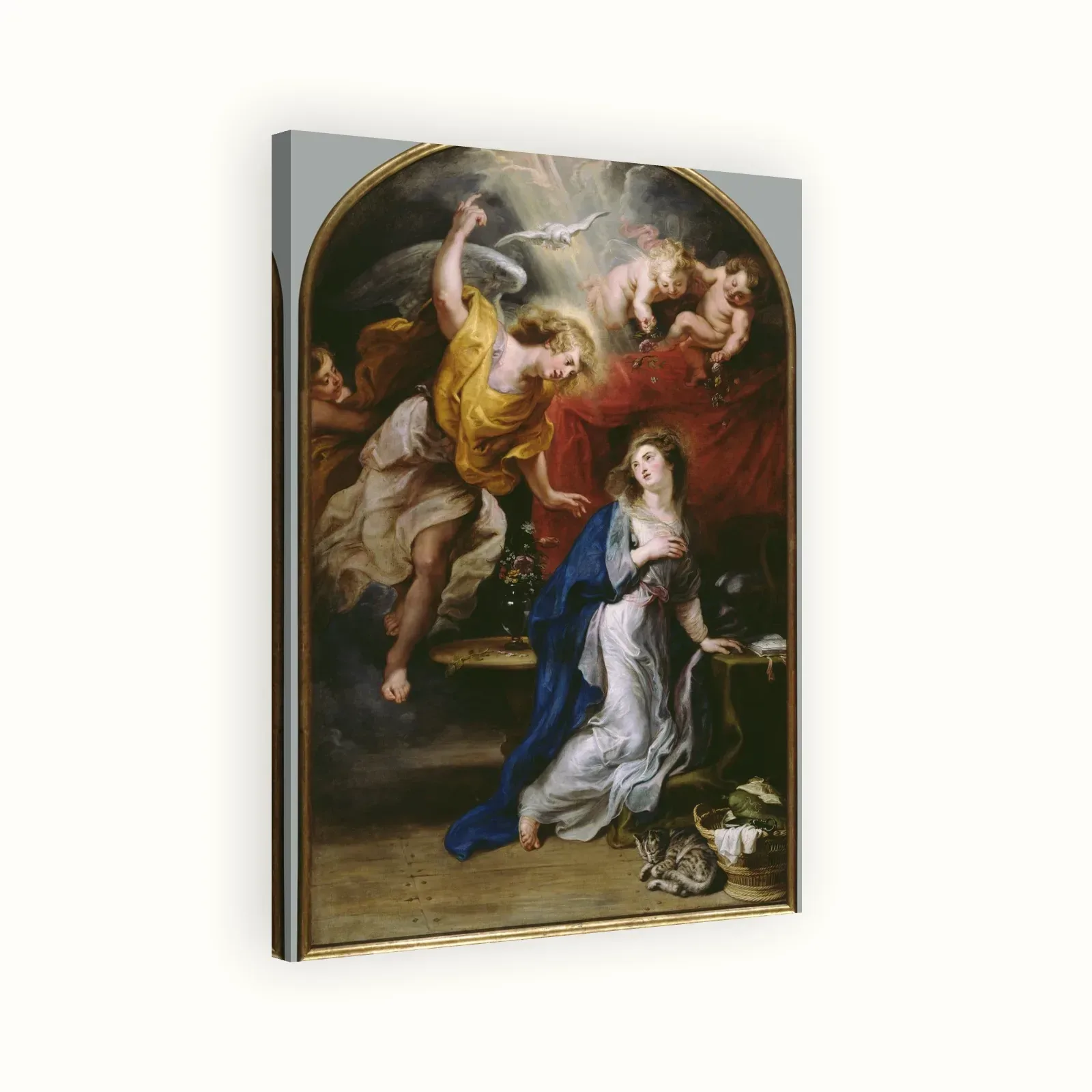 Annunciation by Peter Paul Rubens, 1610–1628: Stretched canvas