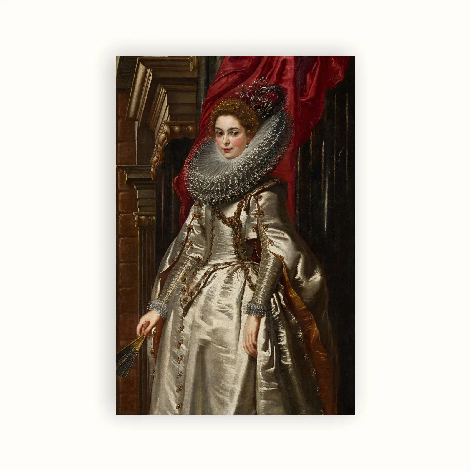 Marchesa Brigida Spinola Doria by Peter Paul Rubens, 1606: as a fine art print