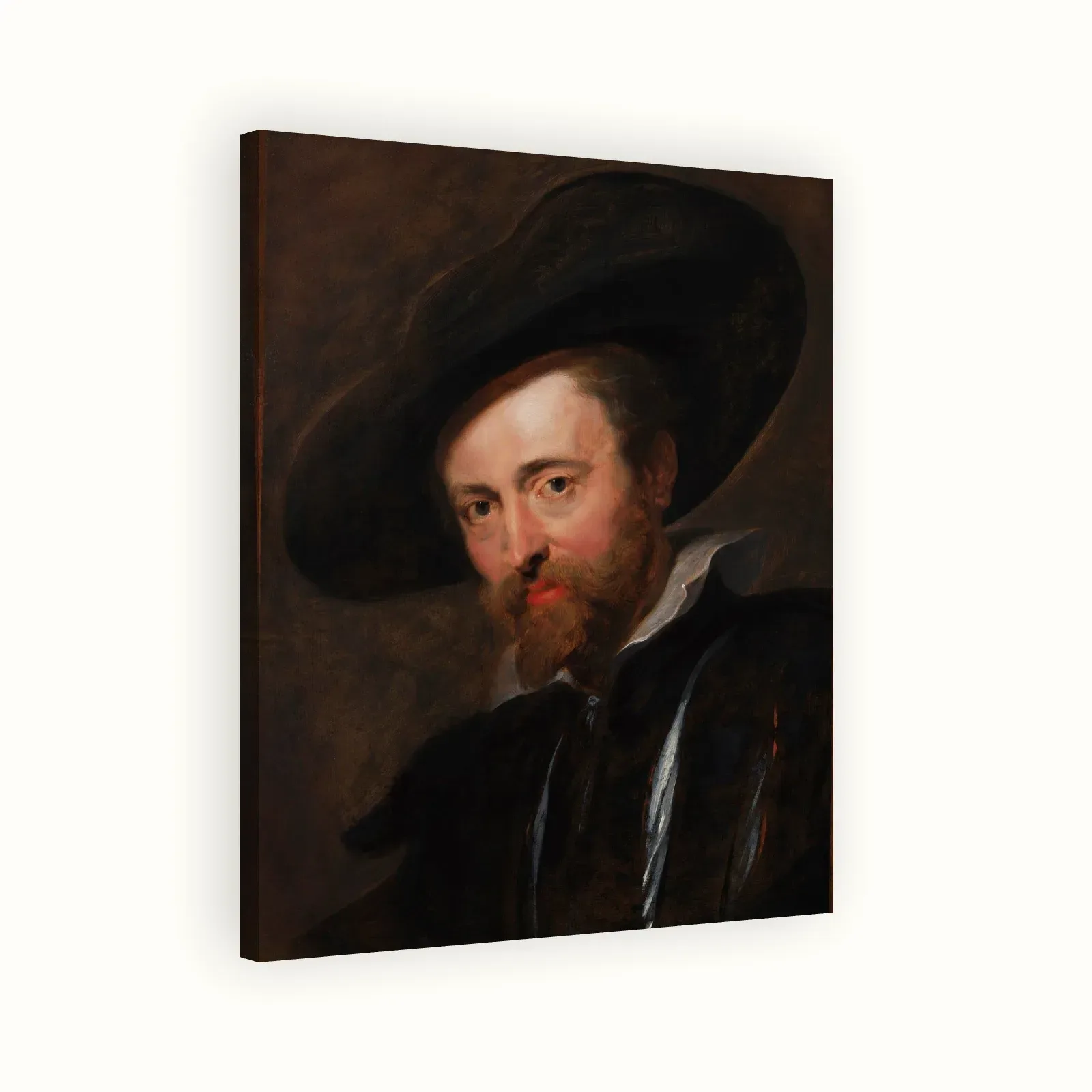 Self-portrait by Peter Paul Rubens, c. 1623–1630: Stretched canvas