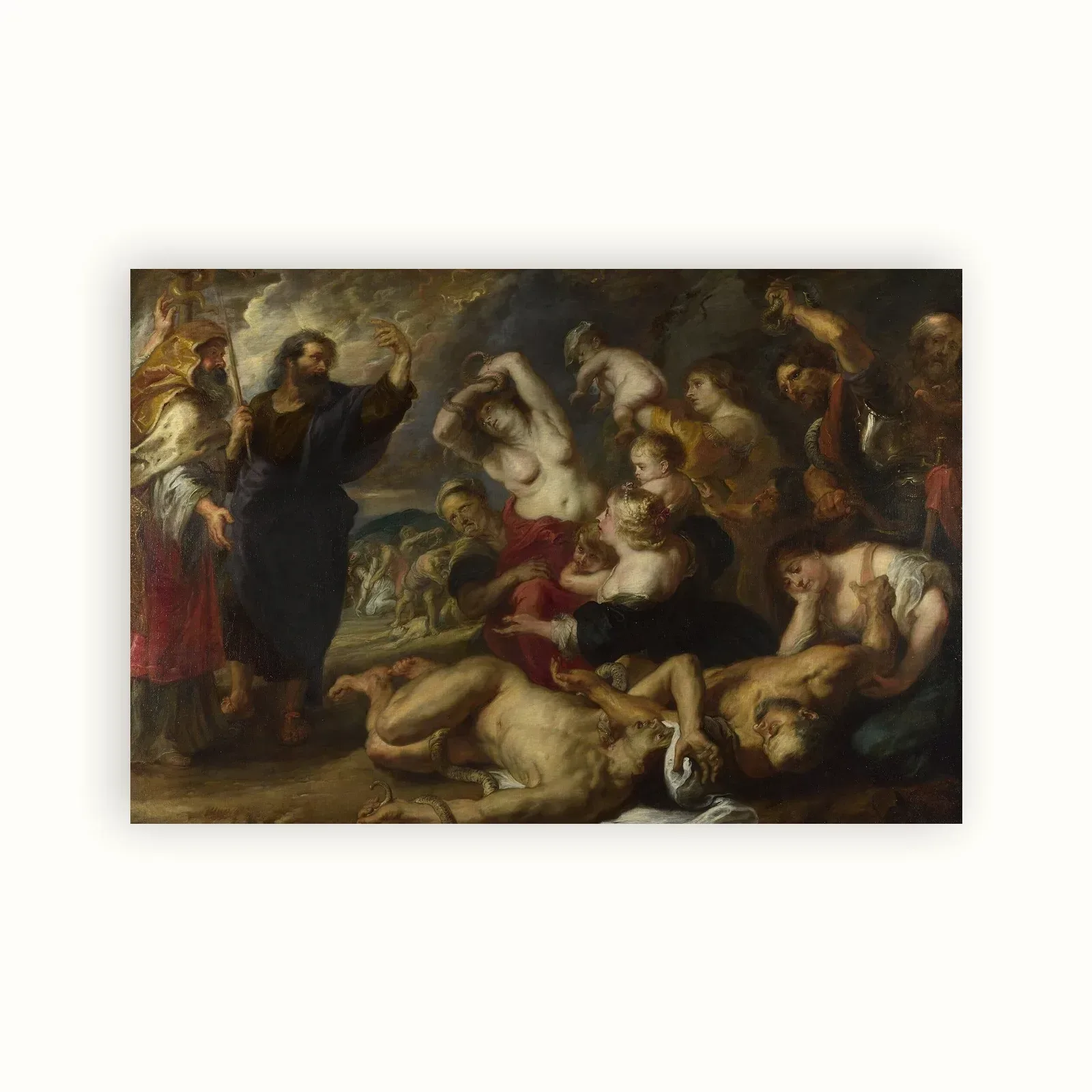 The Brazen Serpent by Peter Paul Rubens, 1638: as a fine art print