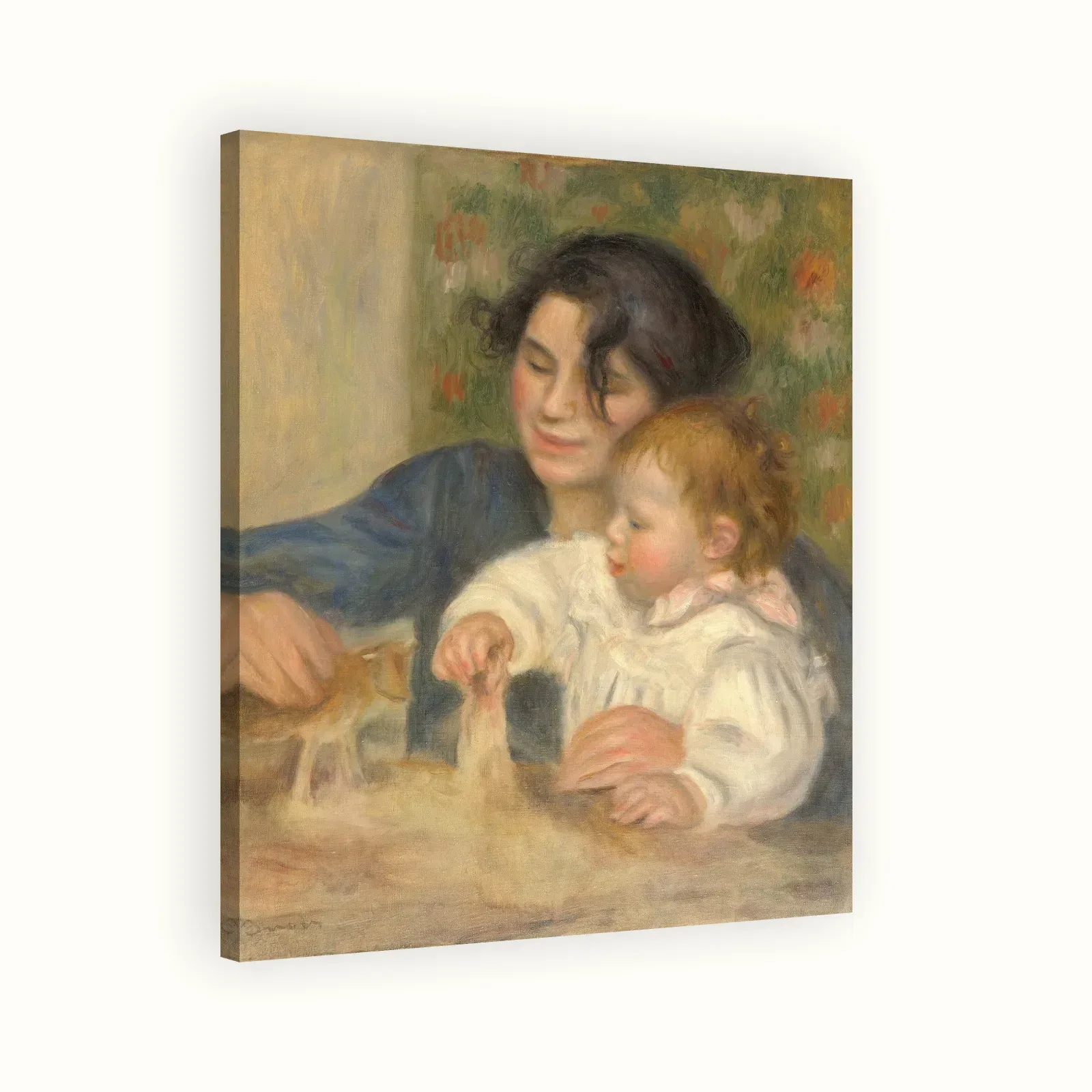 Gabrielle and Jean by Pierre-Auguste Renoir, 1895–1896: Stretched canvas
