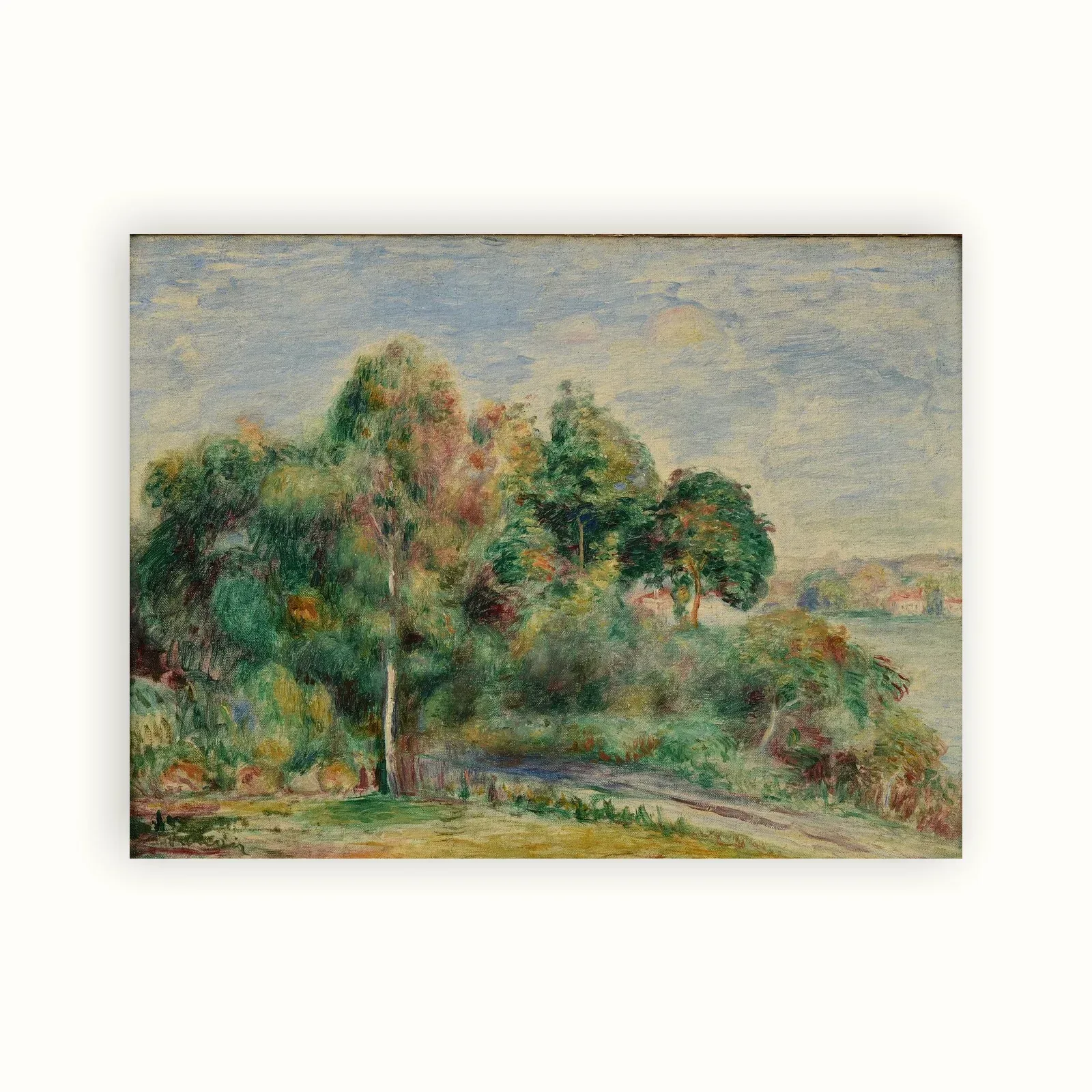 Landscape by Pierre-Auguste Renoir, c. 1890: as a fine art print