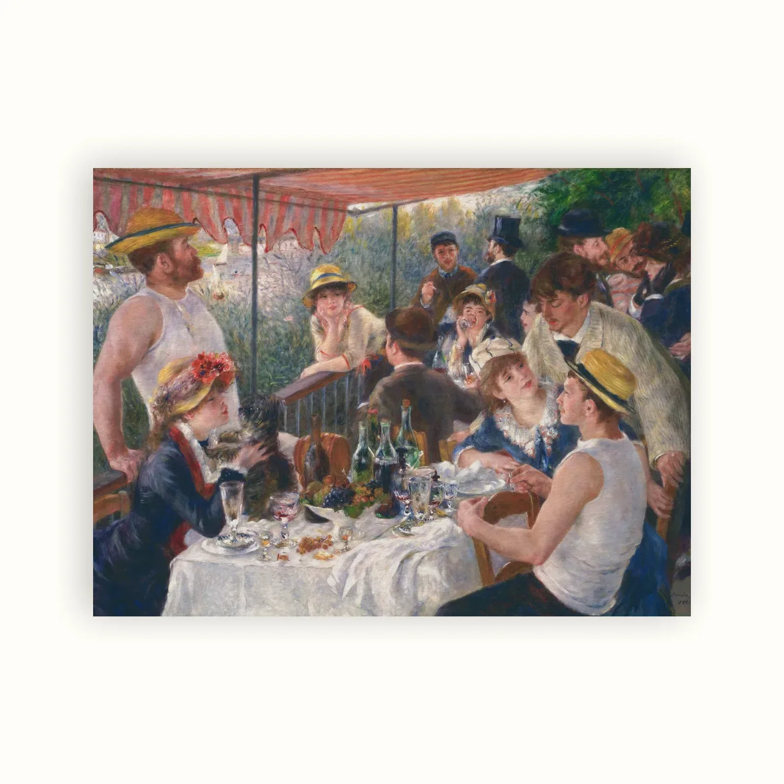 Luncheon of the Boating Party by Pierre-Auguste Renoir, 1880–1881: as a fine art print