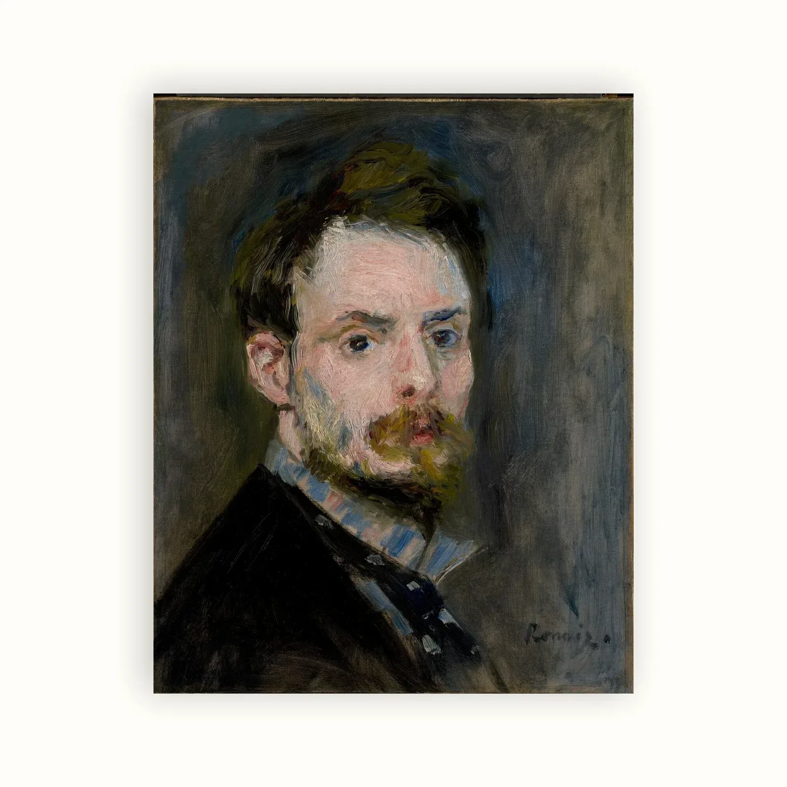Self-Portrait by Pierre-Auguste Renoir, c. 1875: as a fine art print