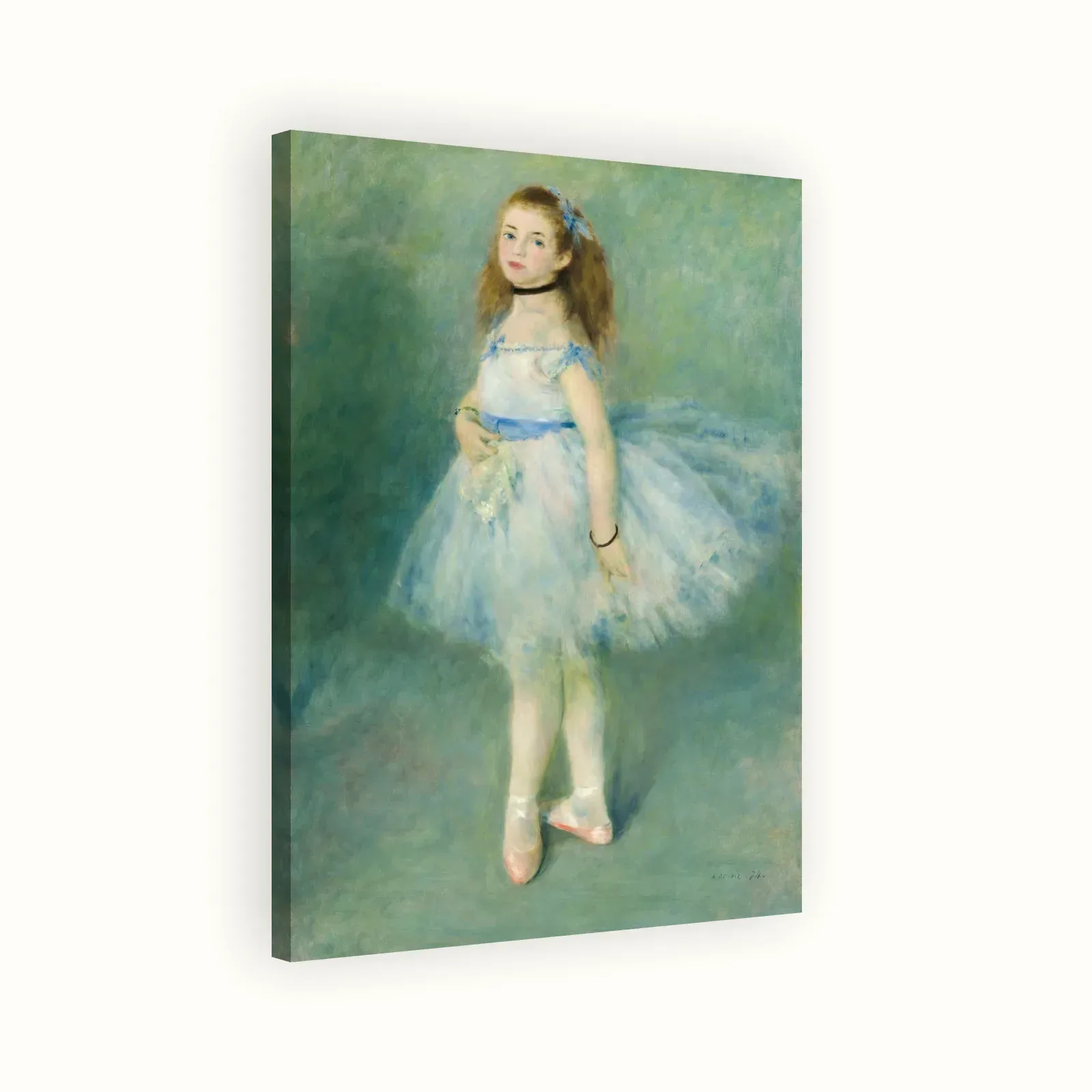 The Dancer by Pierre-Auguste Renoir, 1874: Stretched canvas