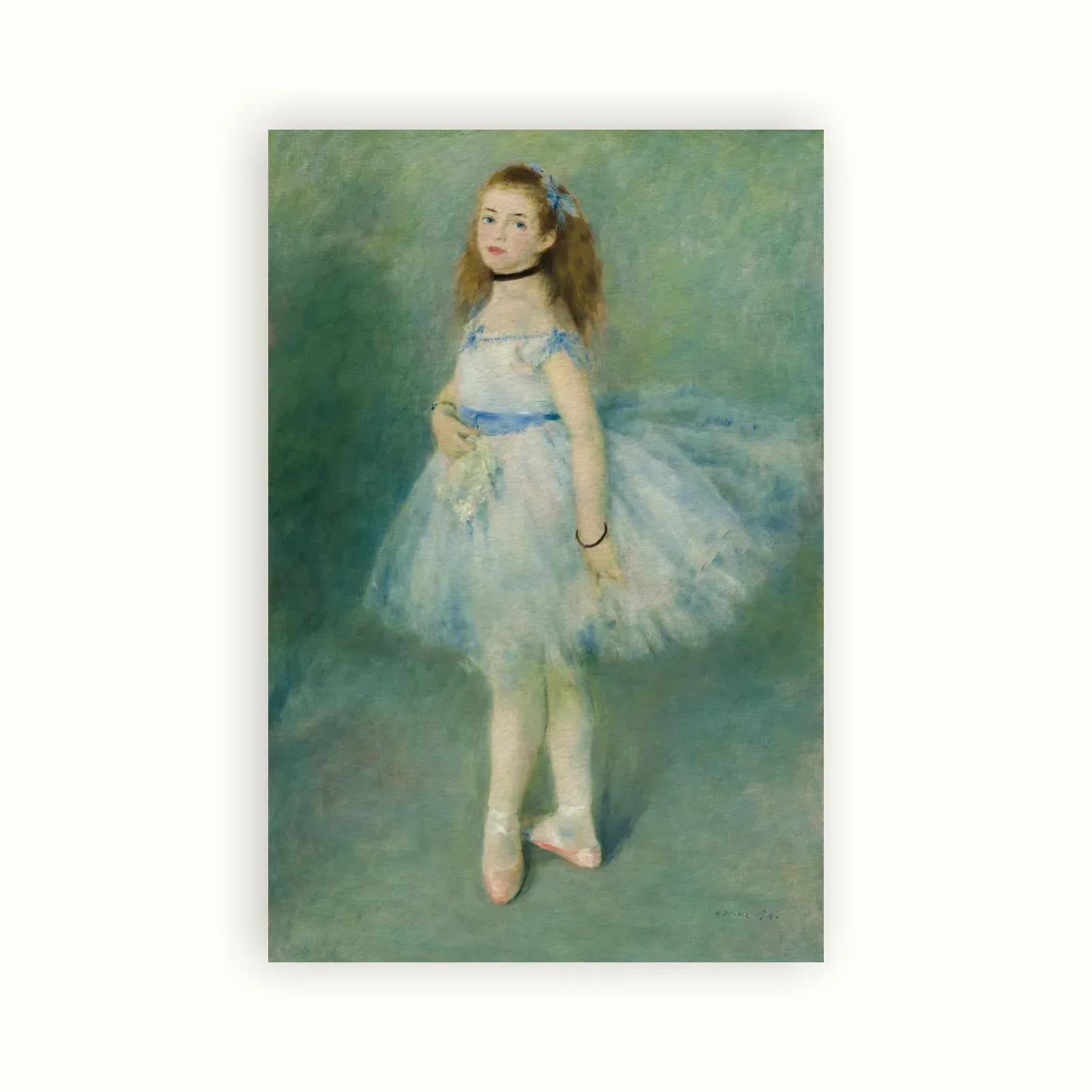The Dancer by Pierre-Auguste Renoir, 1874: as a fine art print