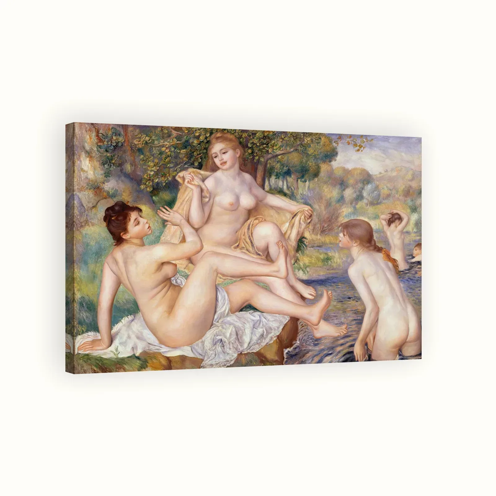 The Great Bathers by Pierre-Auguste Renoir, 1884: Stretched canvas