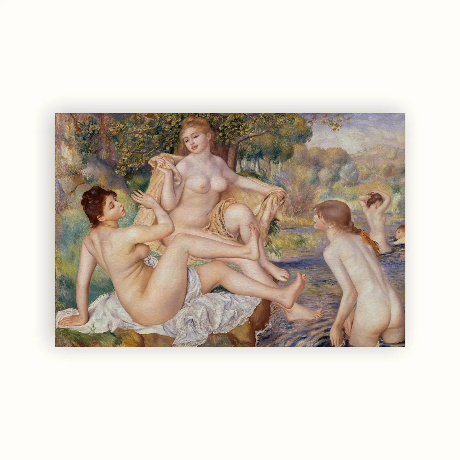 The Great Bathers by Pierre-Auguste Renoir, 1884: as a fine art print
