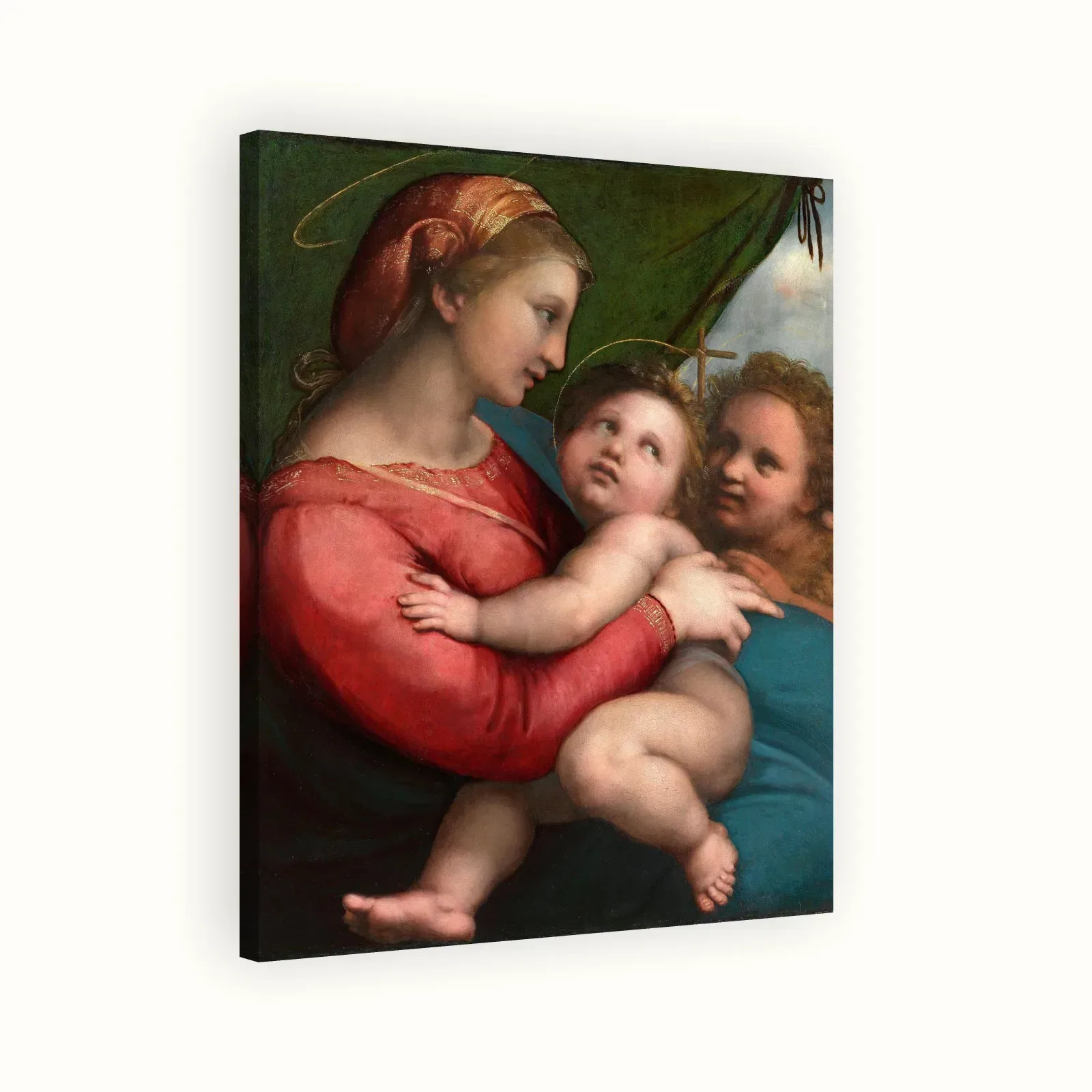 Madonna della tenda by Raphael, 1513–1514: Stretched canvas