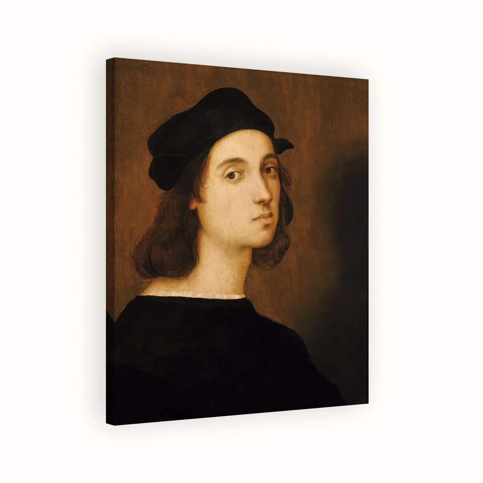 Self-portrait by Raphael, 1504–1506: Stretched canvas