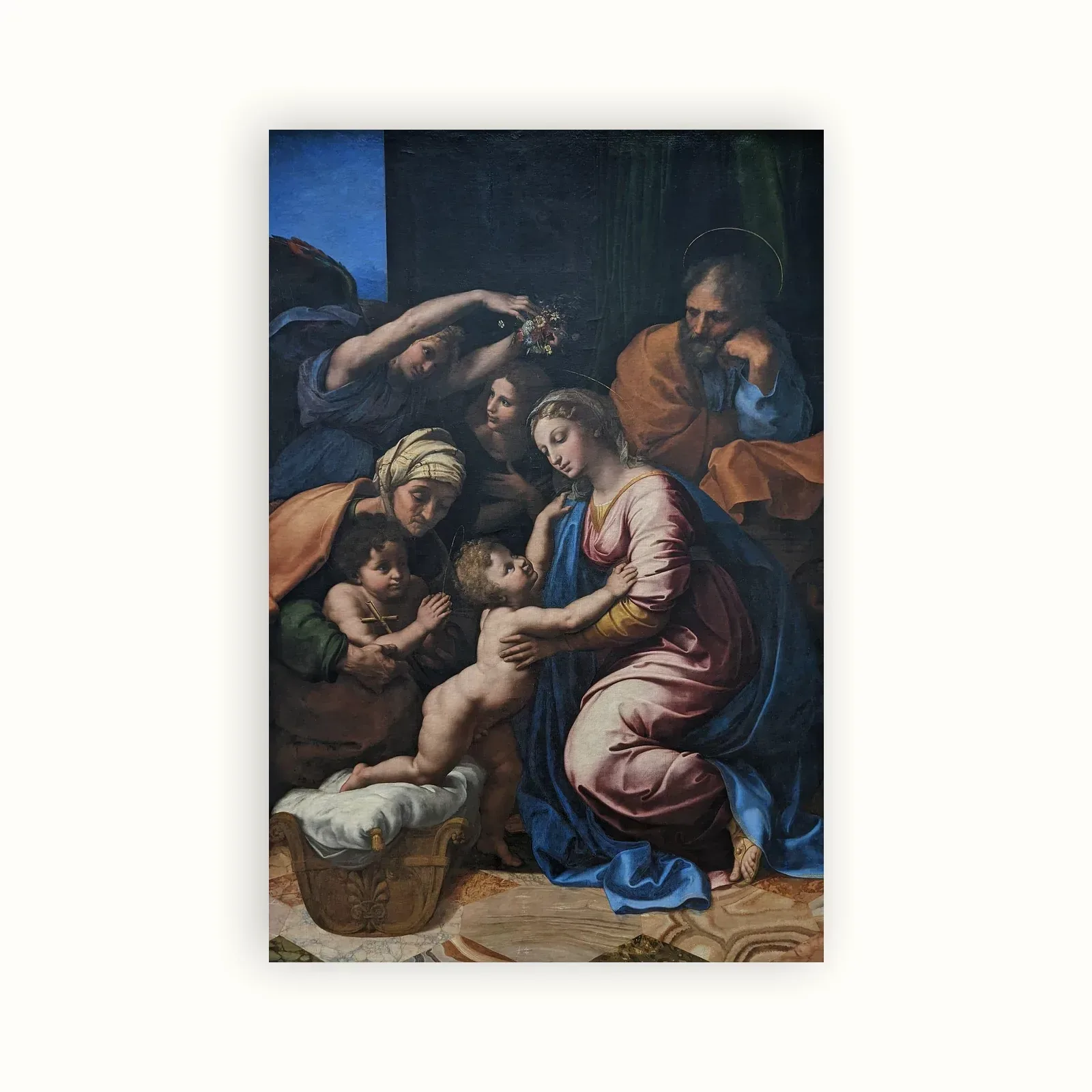 The Holy Family of Francis I by Raphael, 1518: as a fine art print