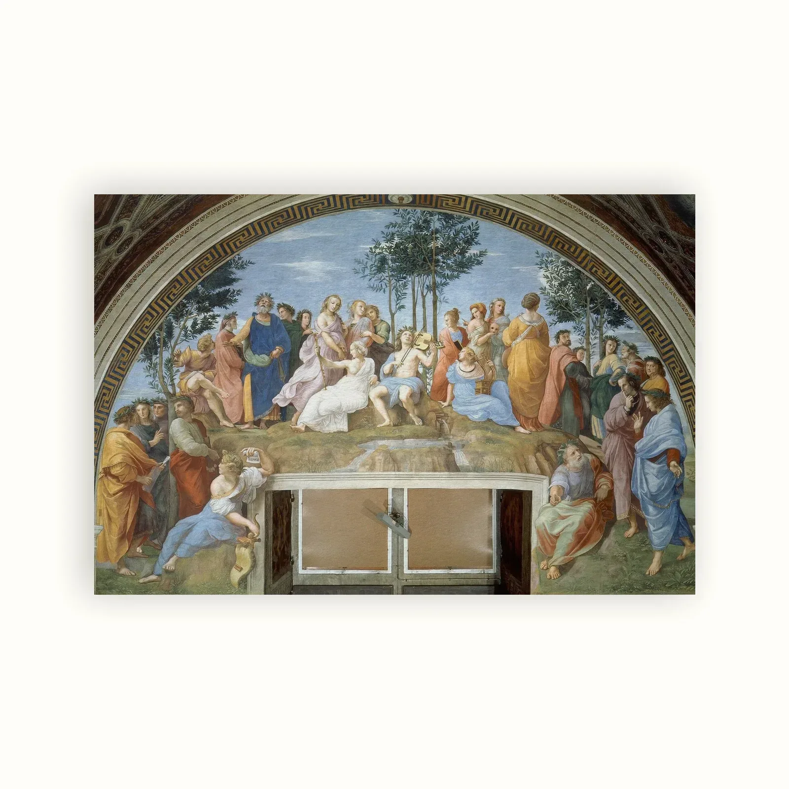 The Parnassus by Raphael, 1509–1511: as a fine art print