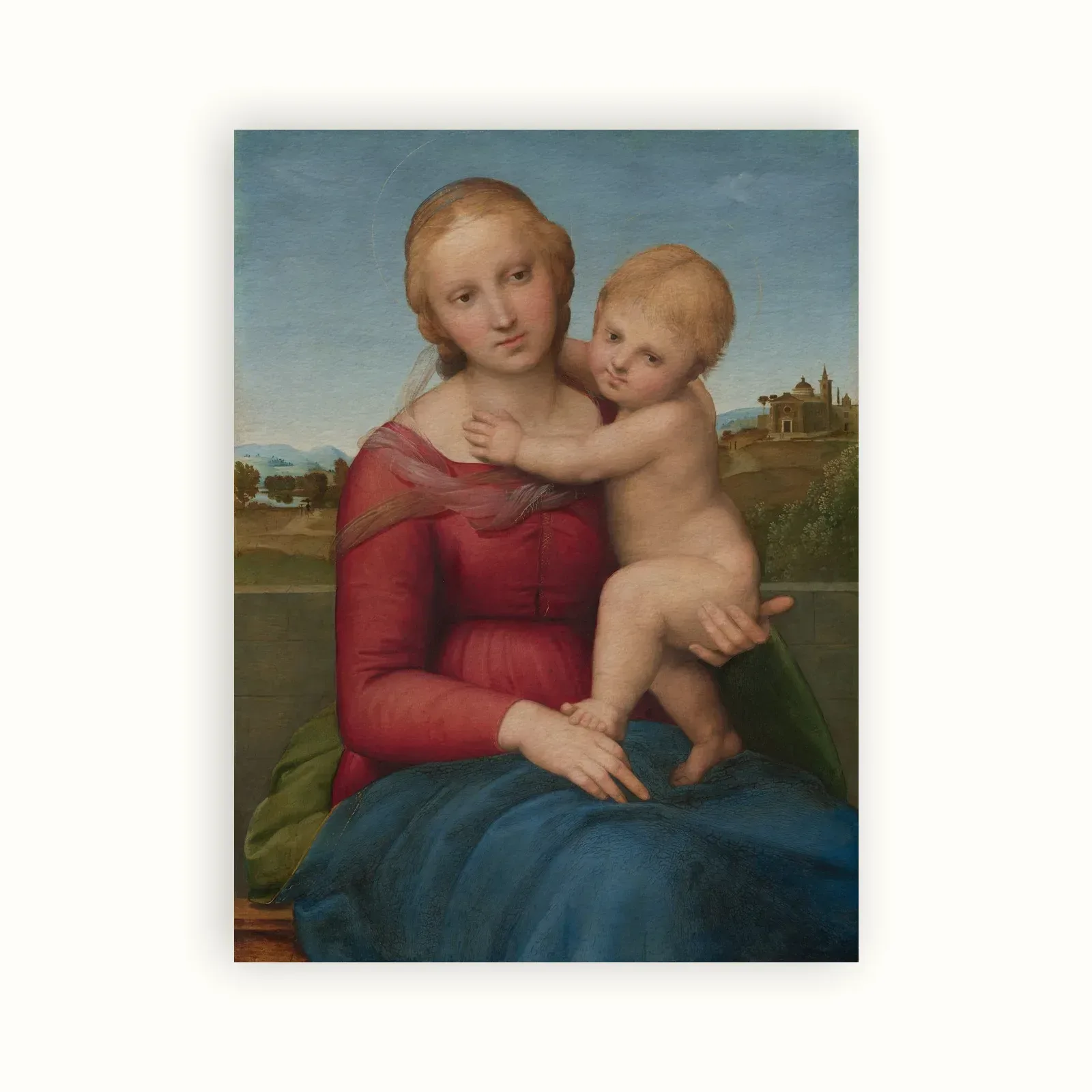 The Small Cowper Madonna by Raphael, c. 1505: as a fine art print