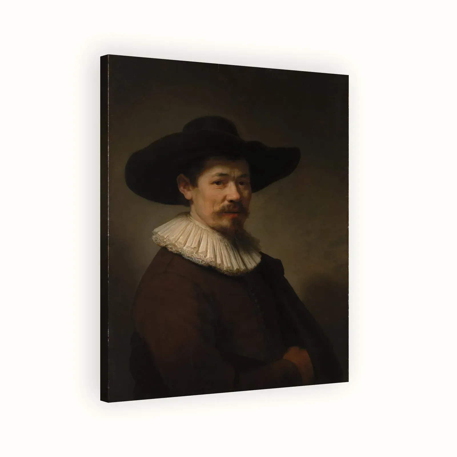 Herman Doomer by Rembrandt, 1640: Stretched canvas