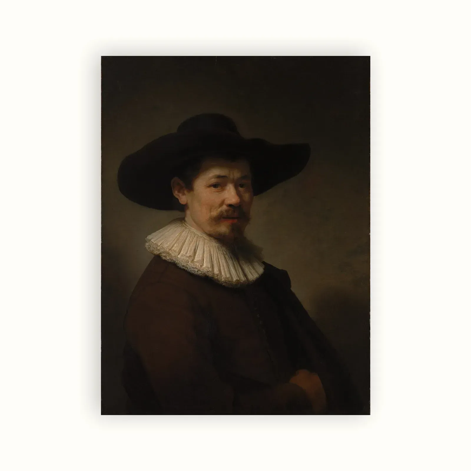 Herman Doomer by Rembrandt, 1640: as a fine art print