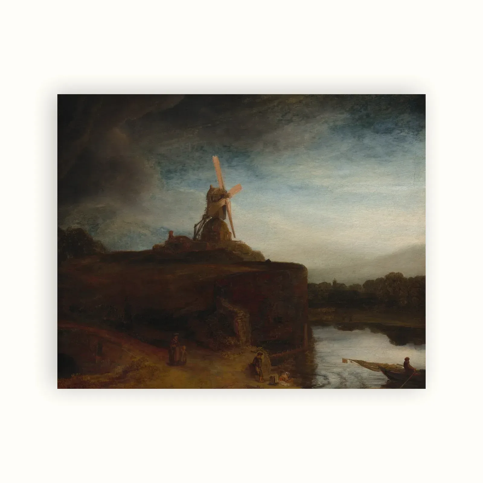 The Mill by Rembrandt, 1645–1648: as a fine art print