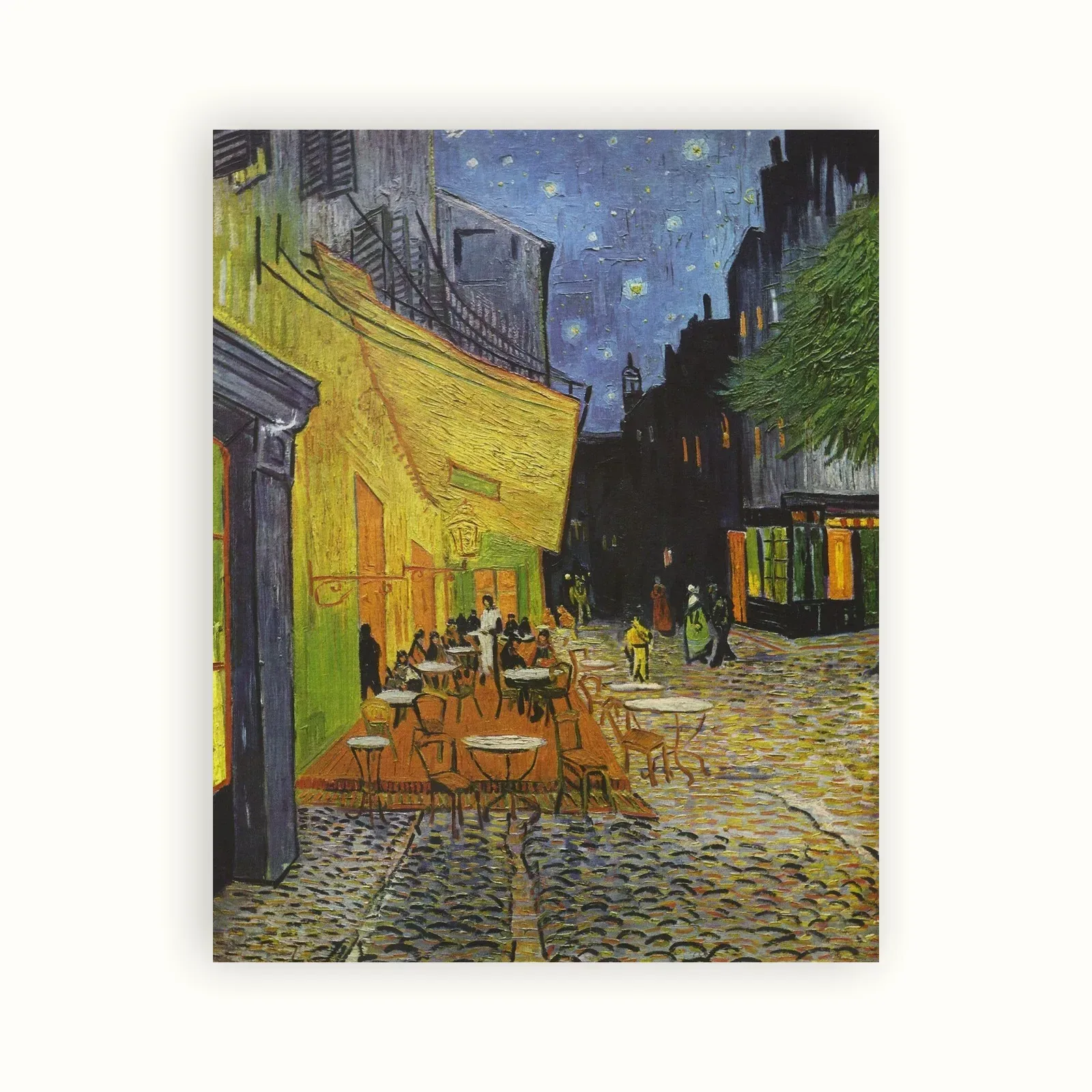 Café Terrace at Night by Vincent van Gogh, 1888: as a fine art print