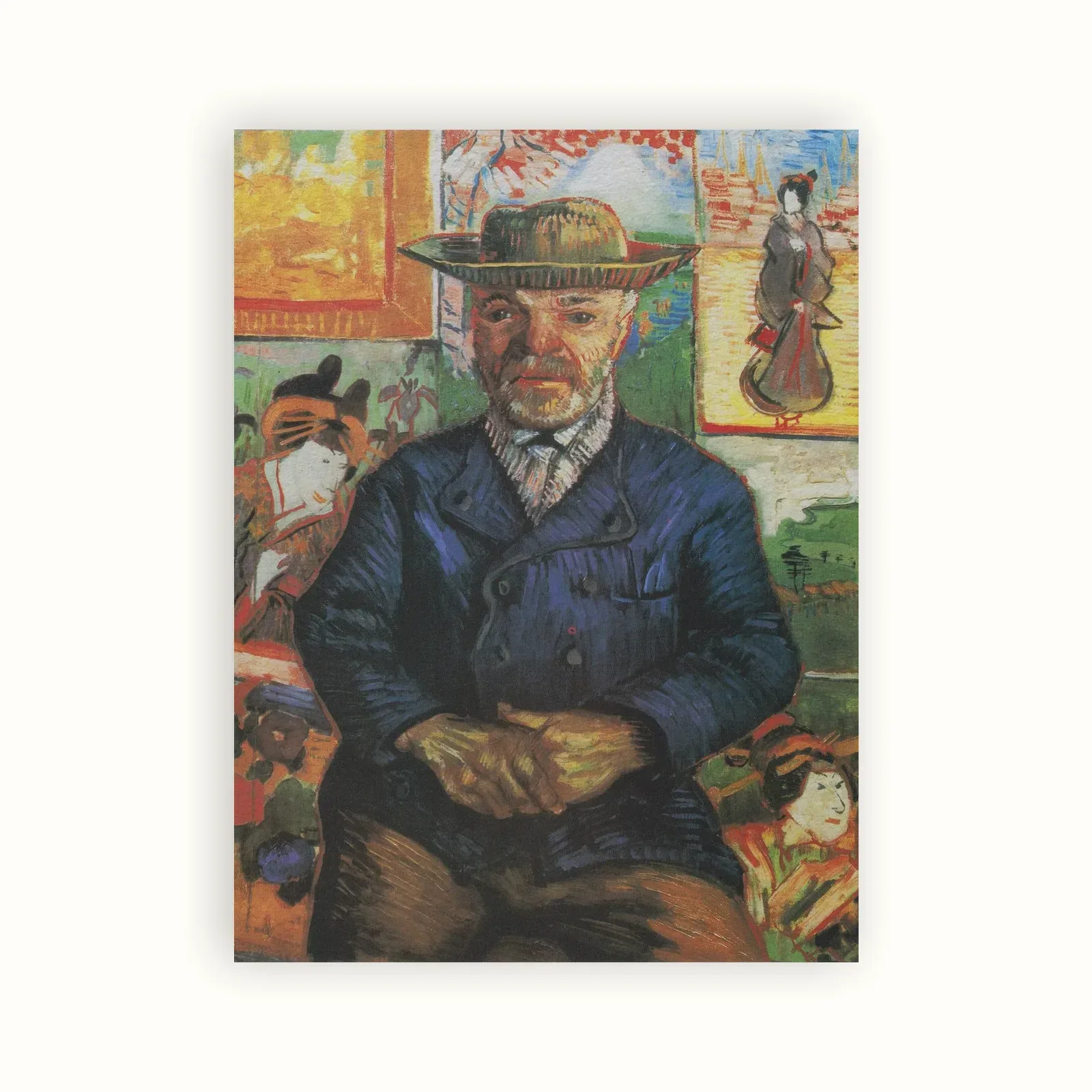 Portrait of Père Tanguy by Vincent van Gogh, 1887: as a fine art print