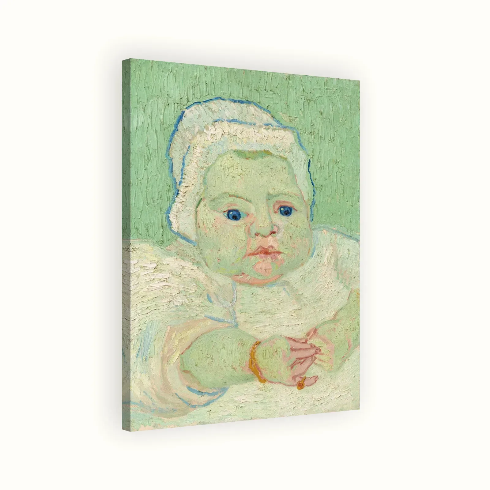 Roulin's Baby by Vincent van Gogh, 1888: Stretched canvas