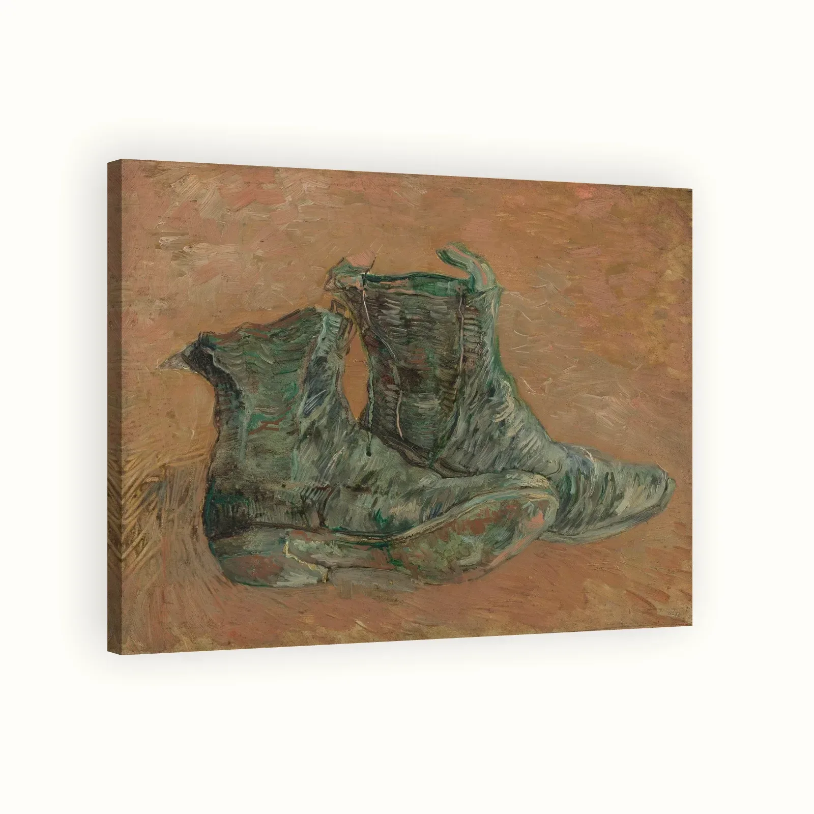 Shoes by Vincent van Gogh, 1887: Stretched canvas