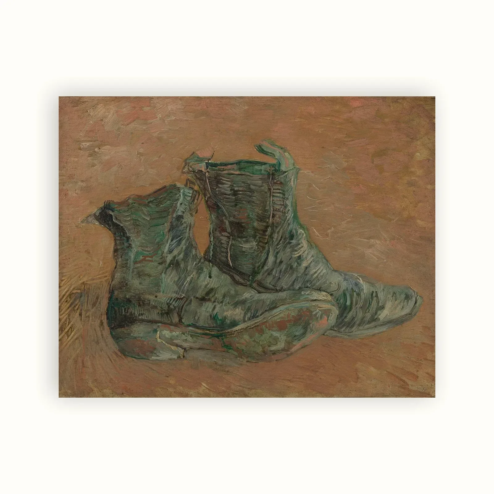 Shoes by Vincent van Gogh, 1887: as a fine art print