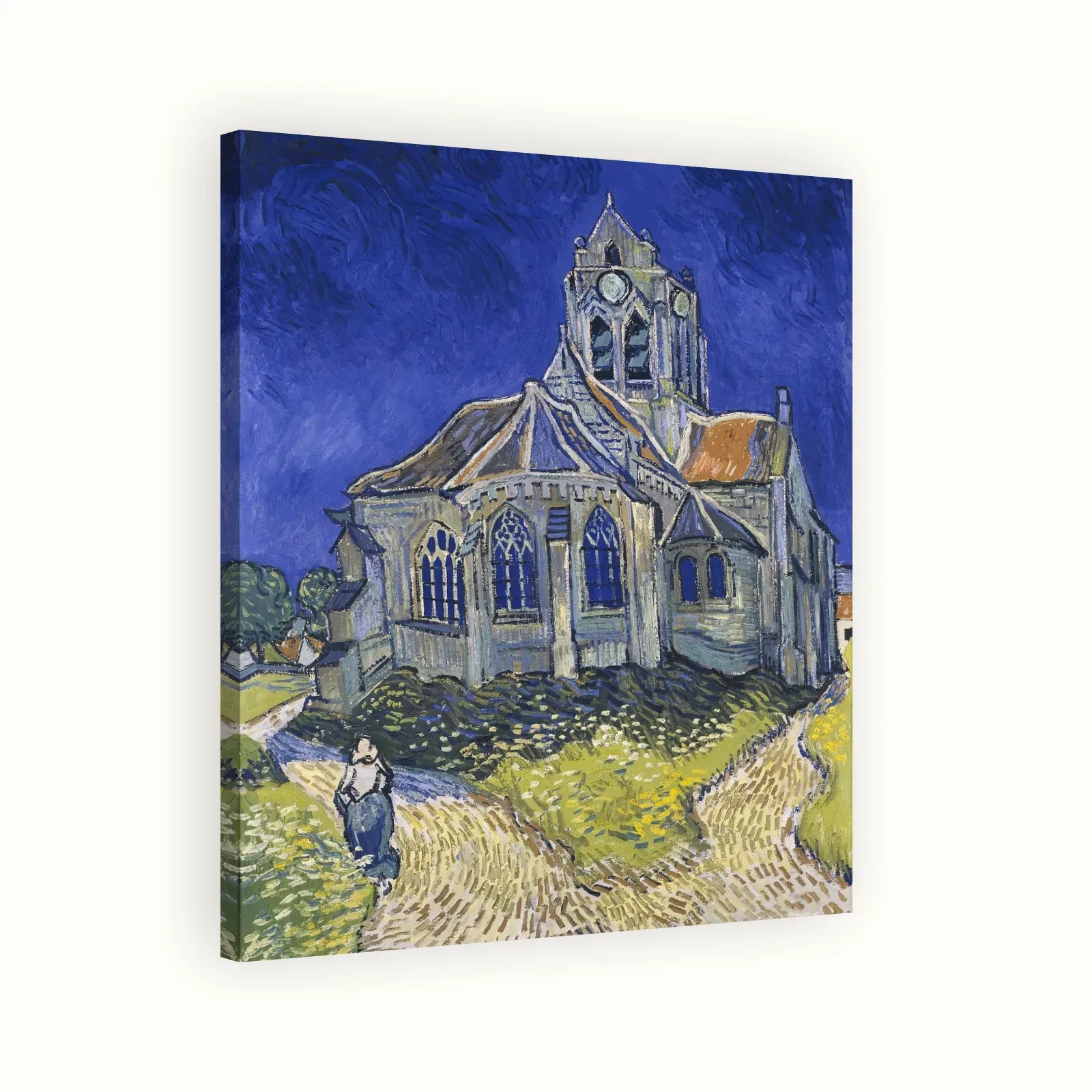 The Church at Auvers by Vincent van Gogh, 1890: Stretched canvas
