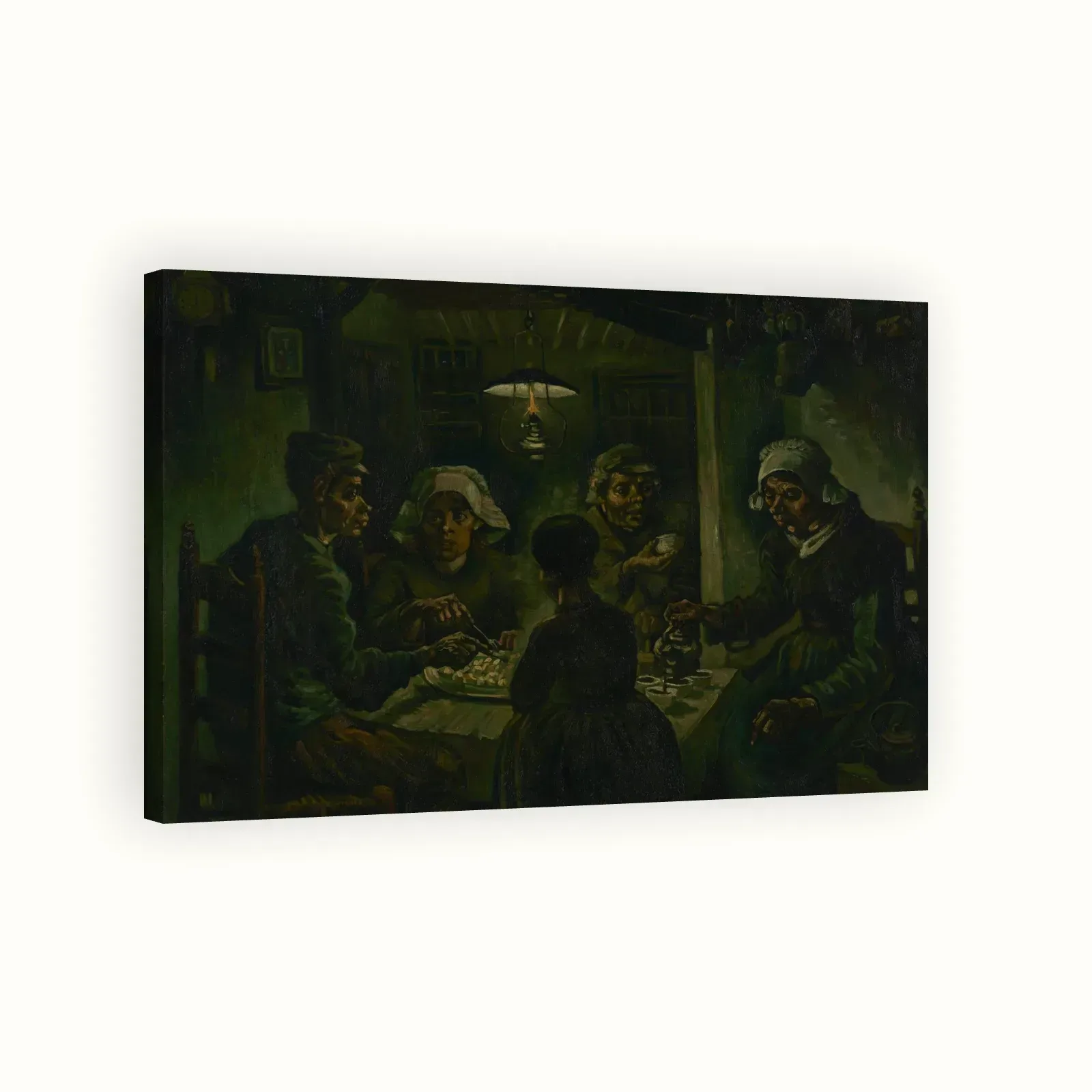 The Potato Eaters by Vincent van Gogh, 1885: Stretched canvas
