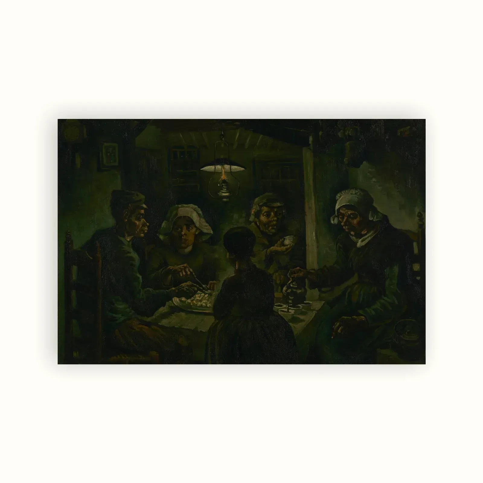 The Potato Eaters by Vincent van Gogh, 1885: as a fine art print