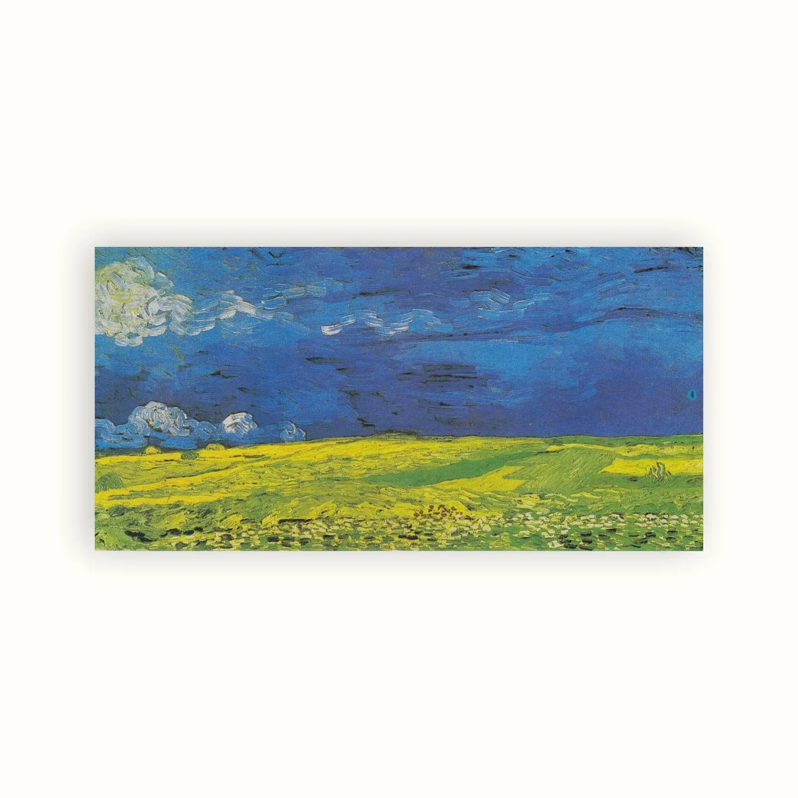 Wheatfield under Thunderclouds by Vincent van Gogh, 1890: as a fine art print