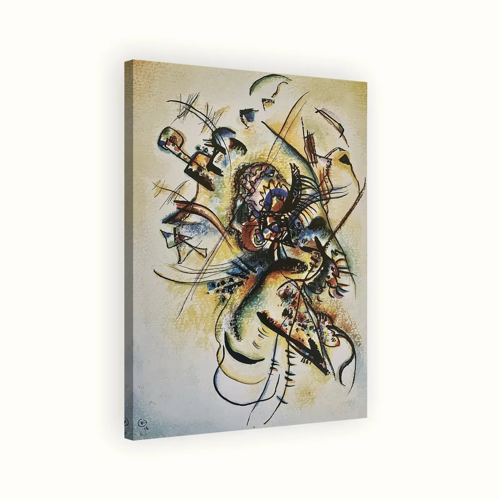 Composition J by Wassily Kandinsky, 1916: Stretched canvas