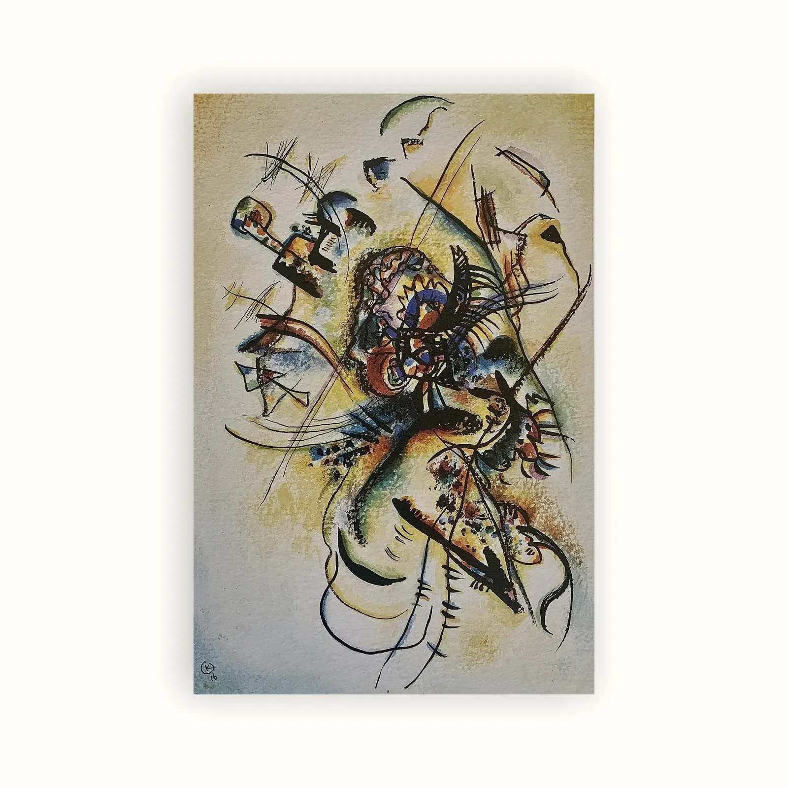 Composition J by Wassily Kandinsky, 1916: as a fine art print