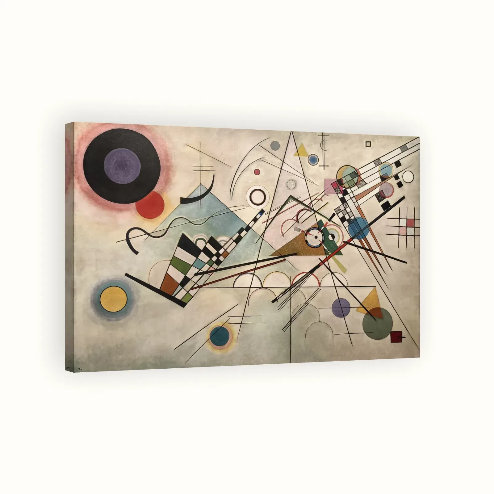 Composition VIII by Wassily Kandinsky, 1923: Stretched canvas
