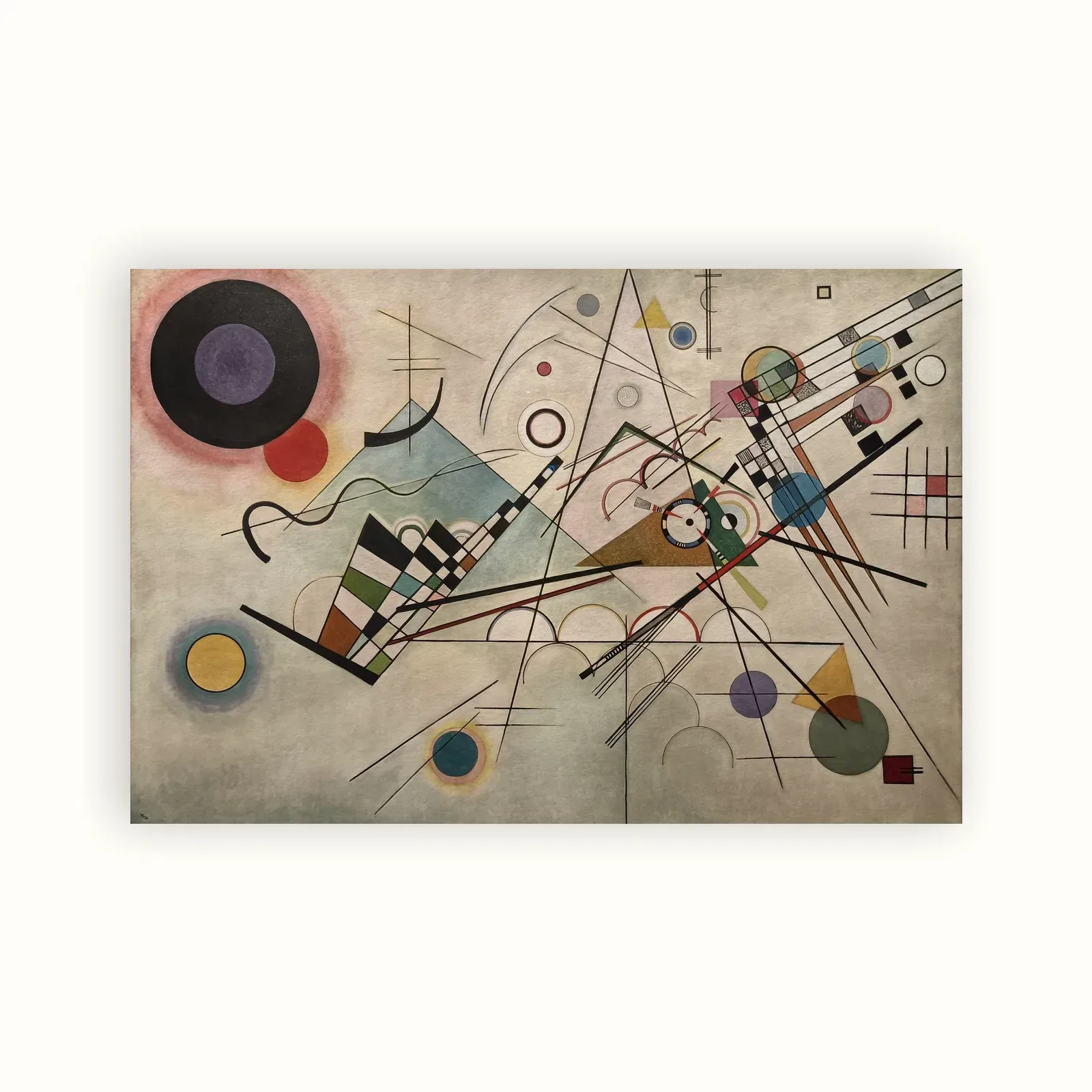 Composition VIII by Wassily Kandinsky, 1923: as a fine art print
