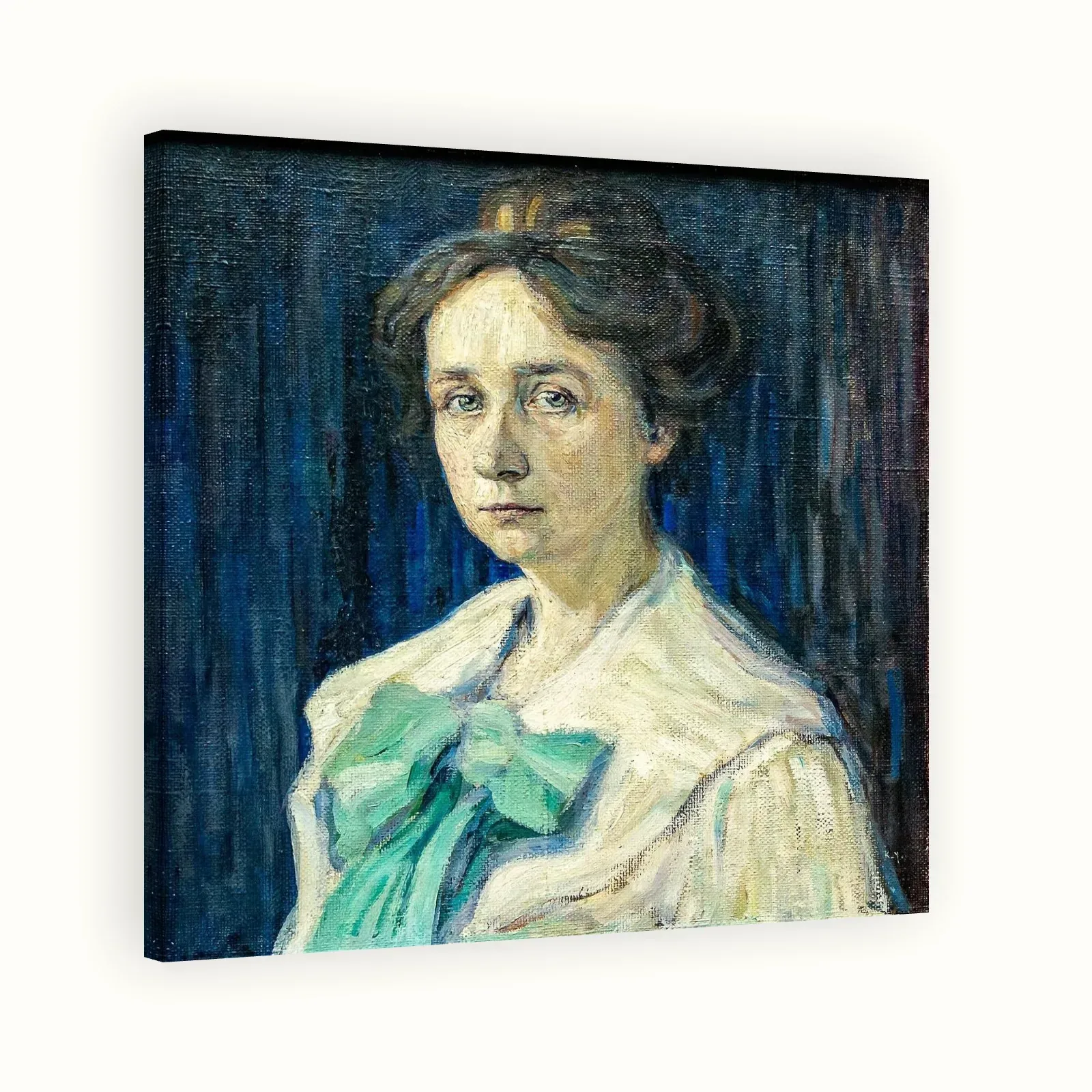 Gabriele Münter by Wassily Kandinsky, 1905: Stretched canvas