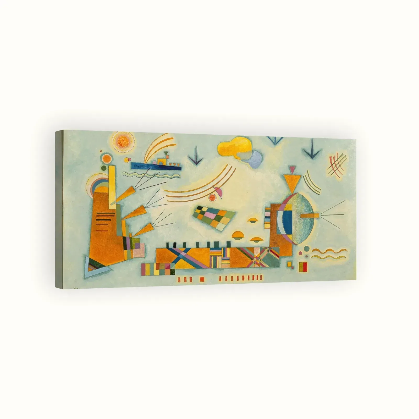 Gentle Event by Wassily Kandinsky, 1928: Stretched canvas