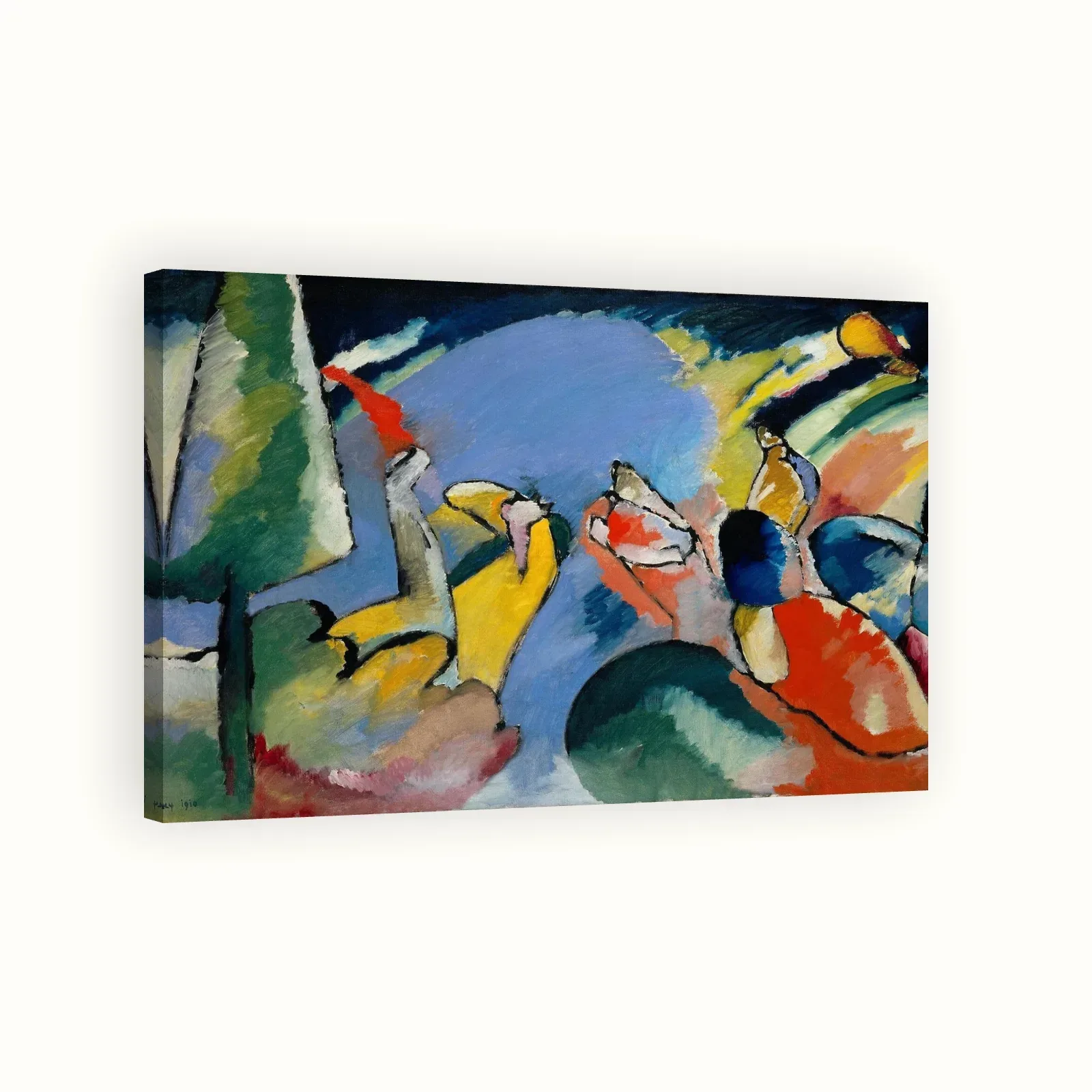 Improvisation 14 by Wassily Kandinsky, 1910: Stretched canvas
