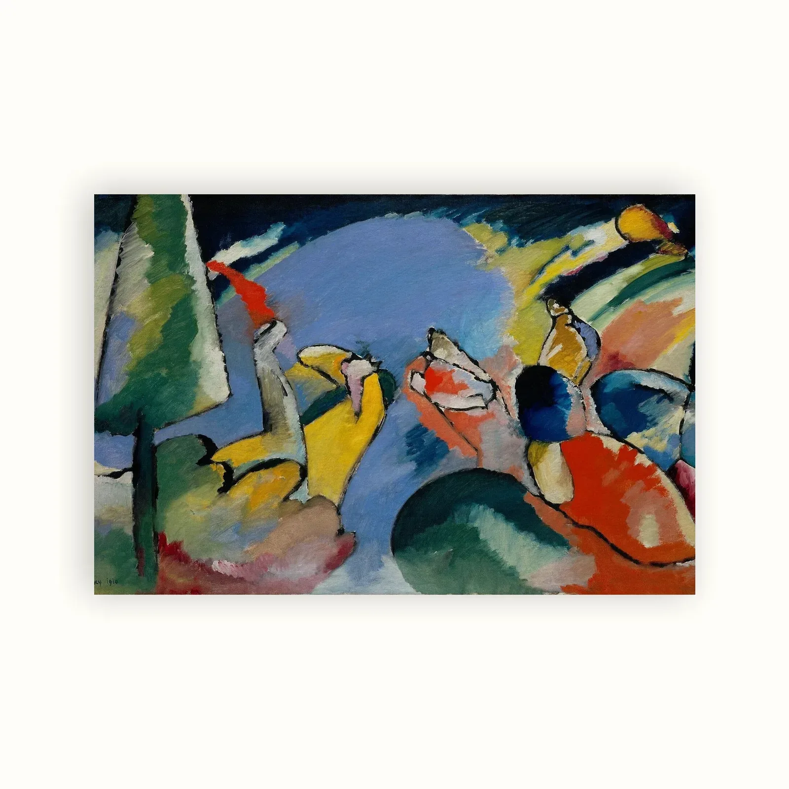 Improvisation 14 by Wassily Kandinsky, 1910: as a fine art print