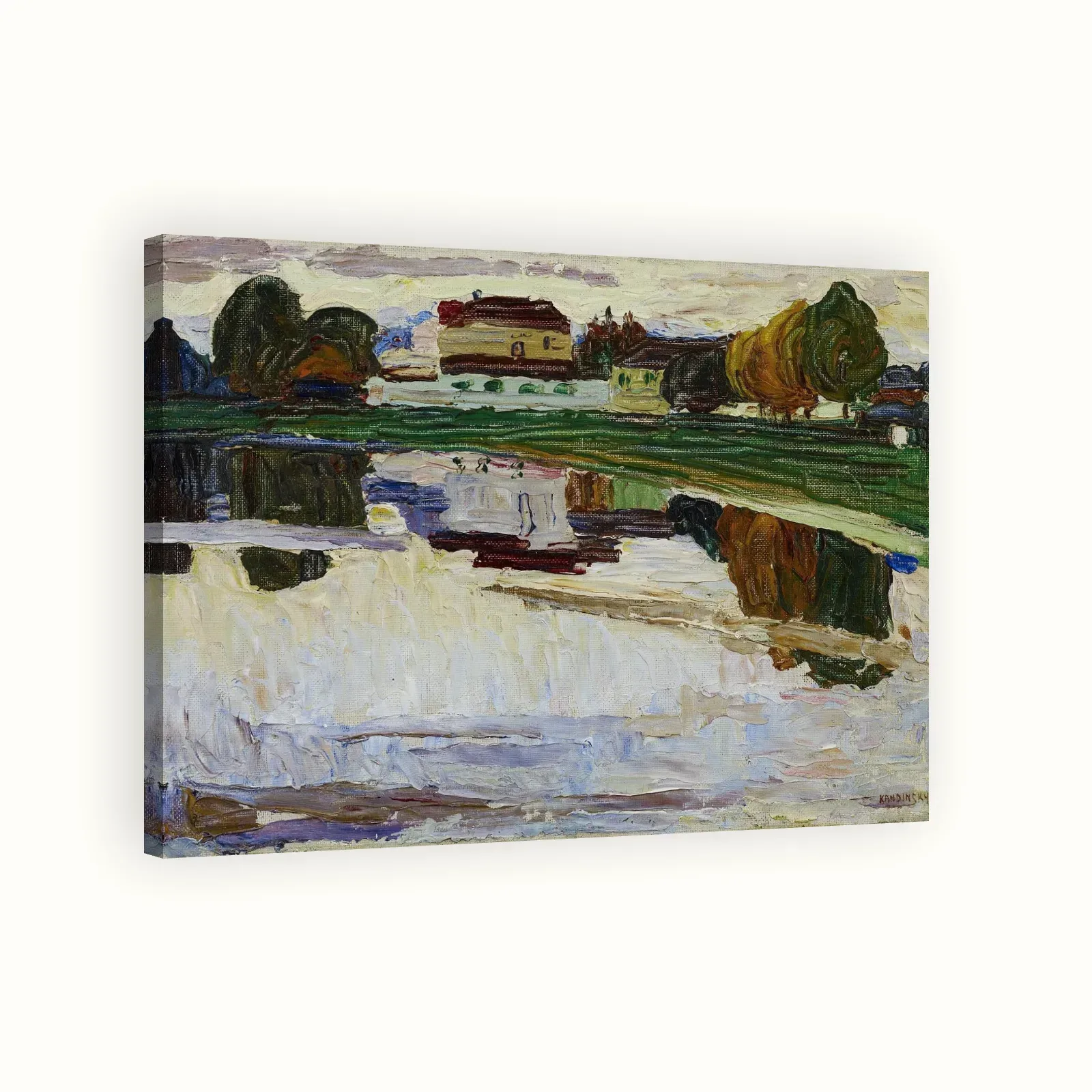 Nymphenburg by Wassily Kandinsky, 1904: Stretched canvas