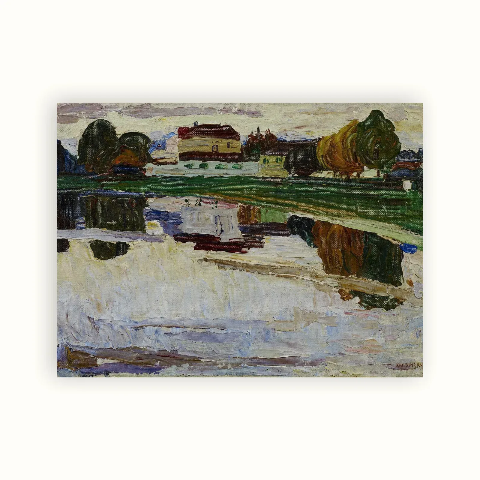 Nymphenburg by Wassily Kandinsky, 1904: as a fine art print