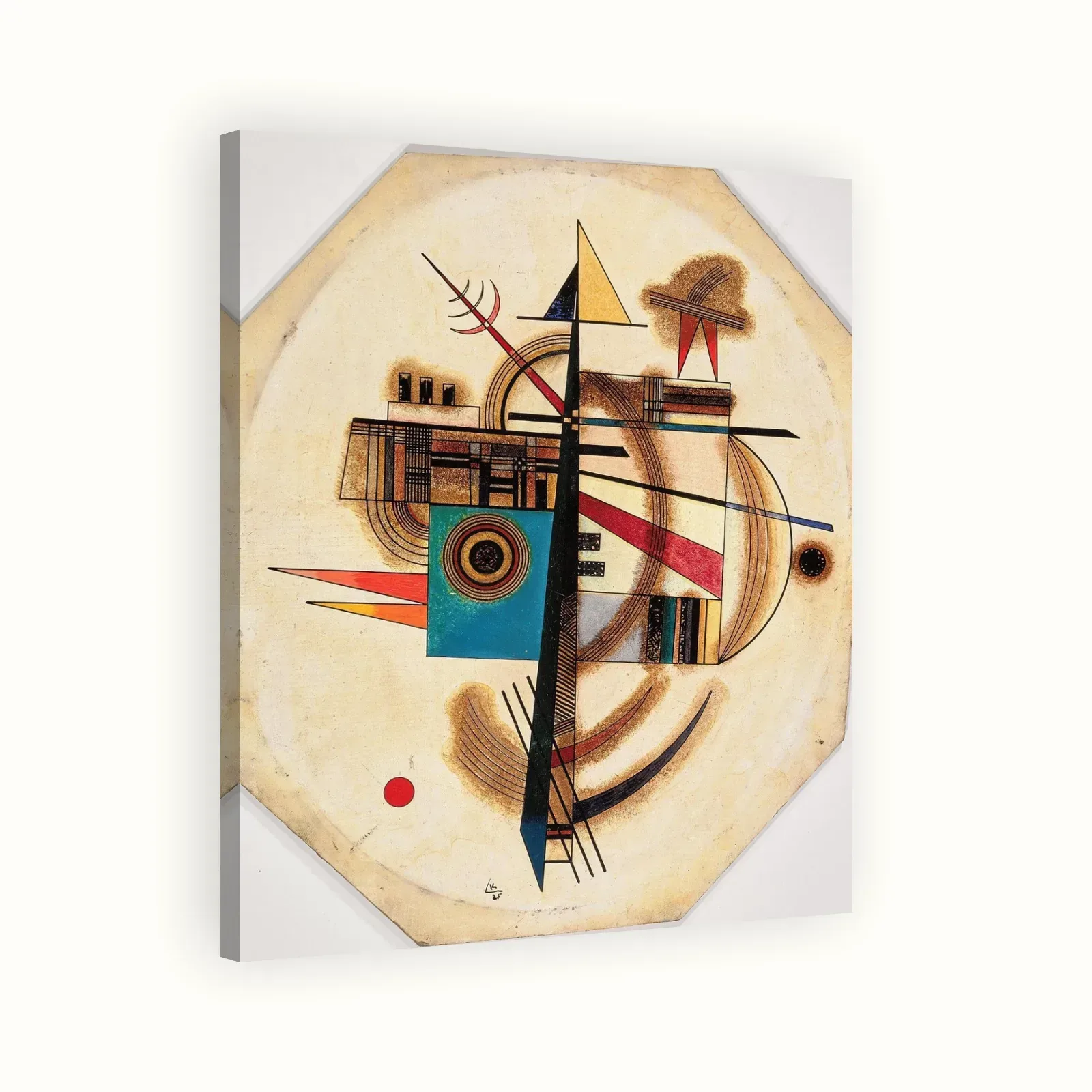 Oval #2 by Wassily Kandinsky, 1925: Stretched canvas